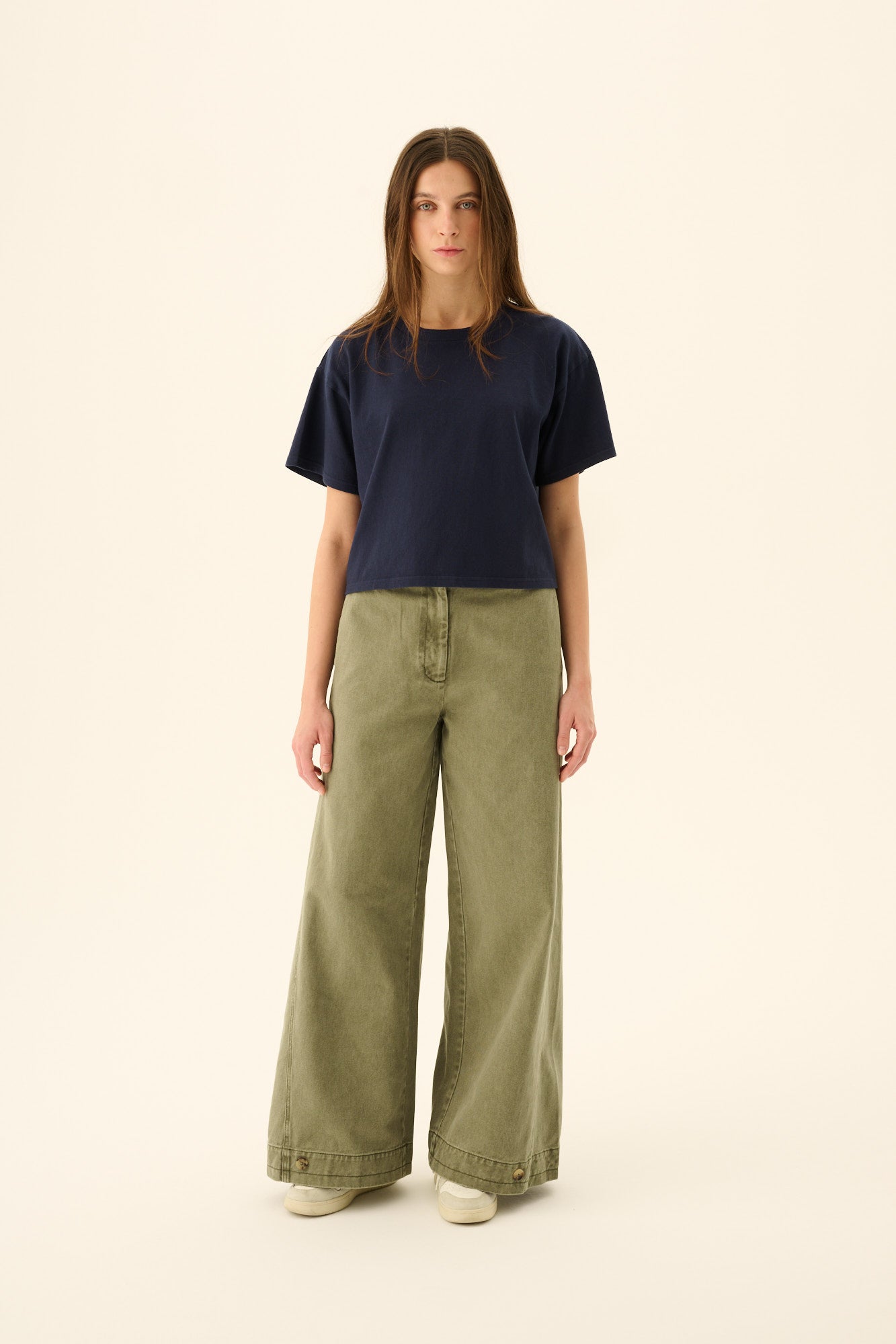Rue de Tokyo PATSY FADED TWILL Pants SAGE GREEN