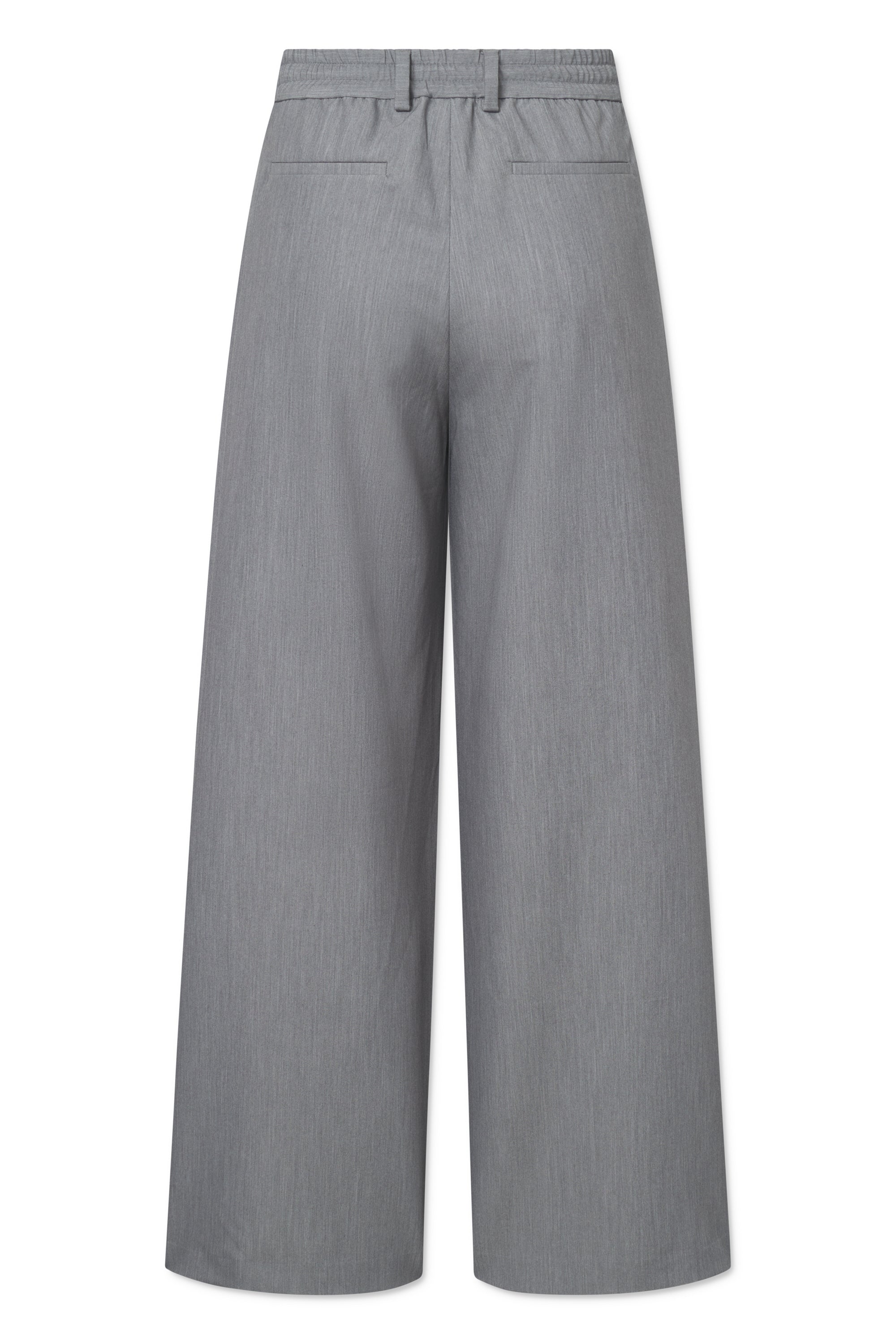 Rue de Tokyo PAULLETTA SOLID TAILORING PANTS LIGHT GRAY