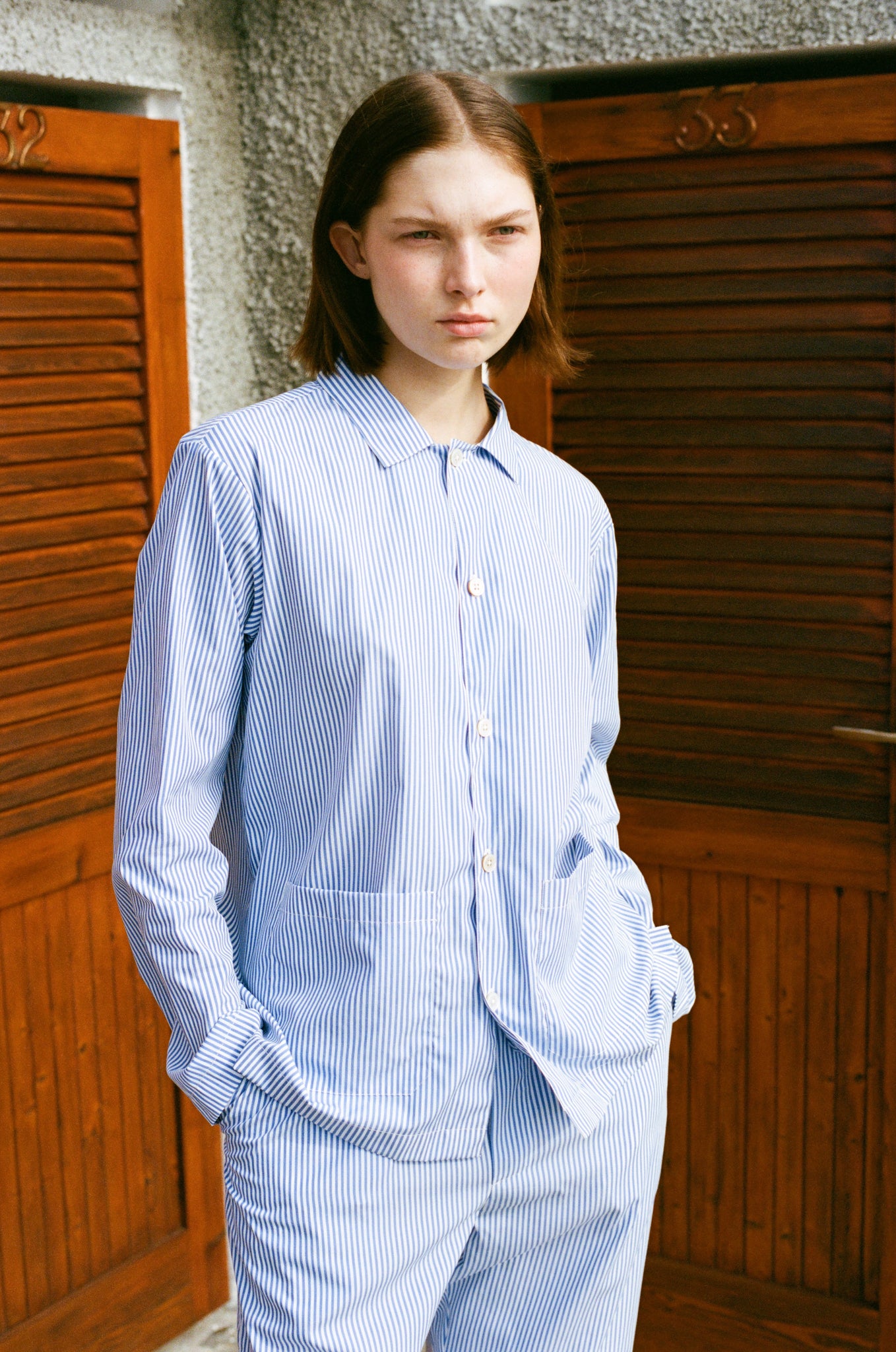 Rue de Tokyo PAXTON BREZZA COTTON HOME BLUE/WHITE STRIPE