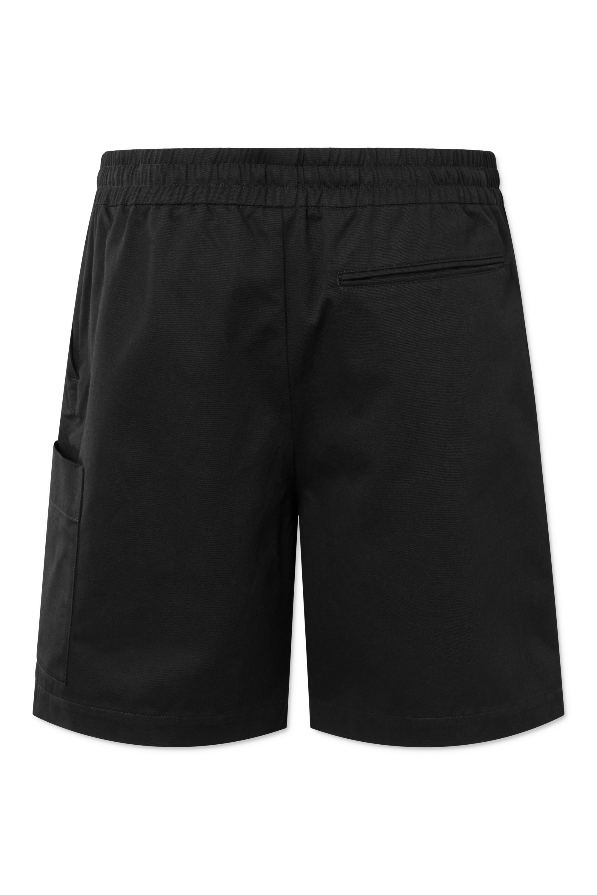 Rue de Tokyo PEDRO LIGHT TWILL SHORTS BLACK