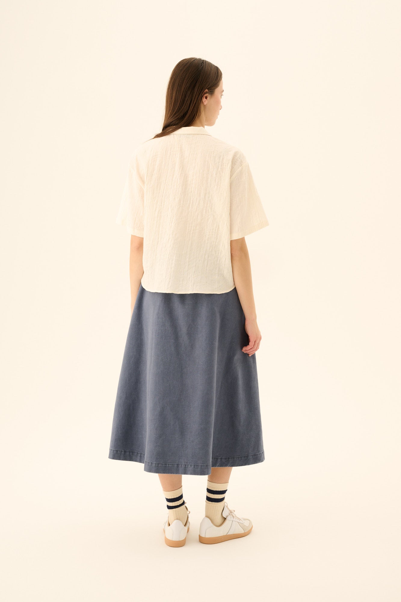 Rue de Tokyo PEN FADED TWILL Skirts SOFT BLUE