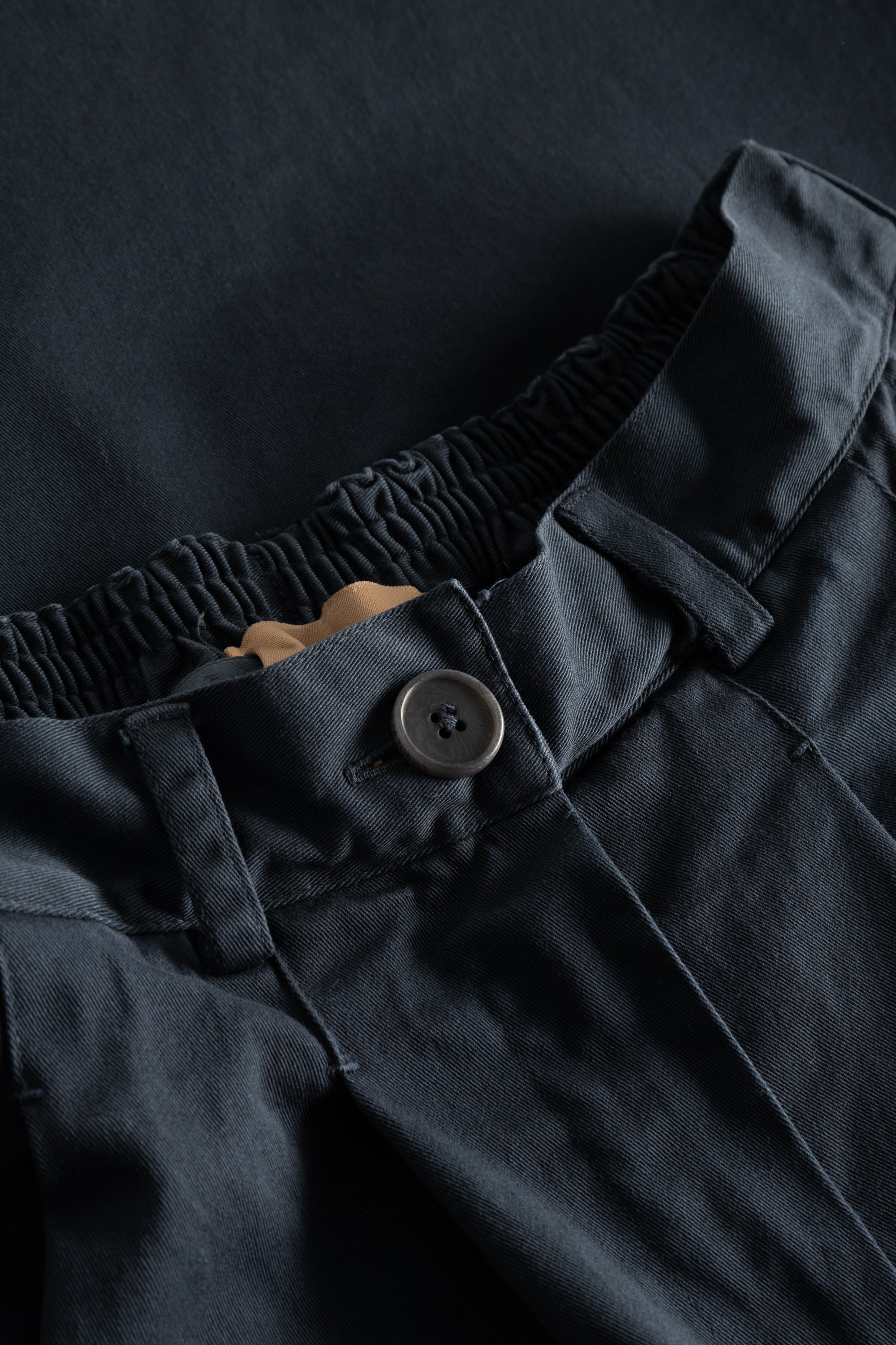Rue de Tokyo PEN GARMENT DYED TWILL SKIRTS DARK NAVY