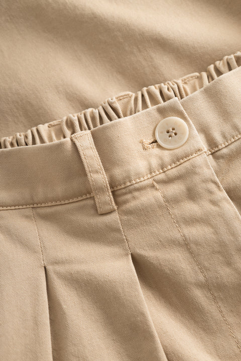 Rue de Tokyo PEN GMTD GARMENT DYED TWILL SKIRTS LIGHT BEIGE