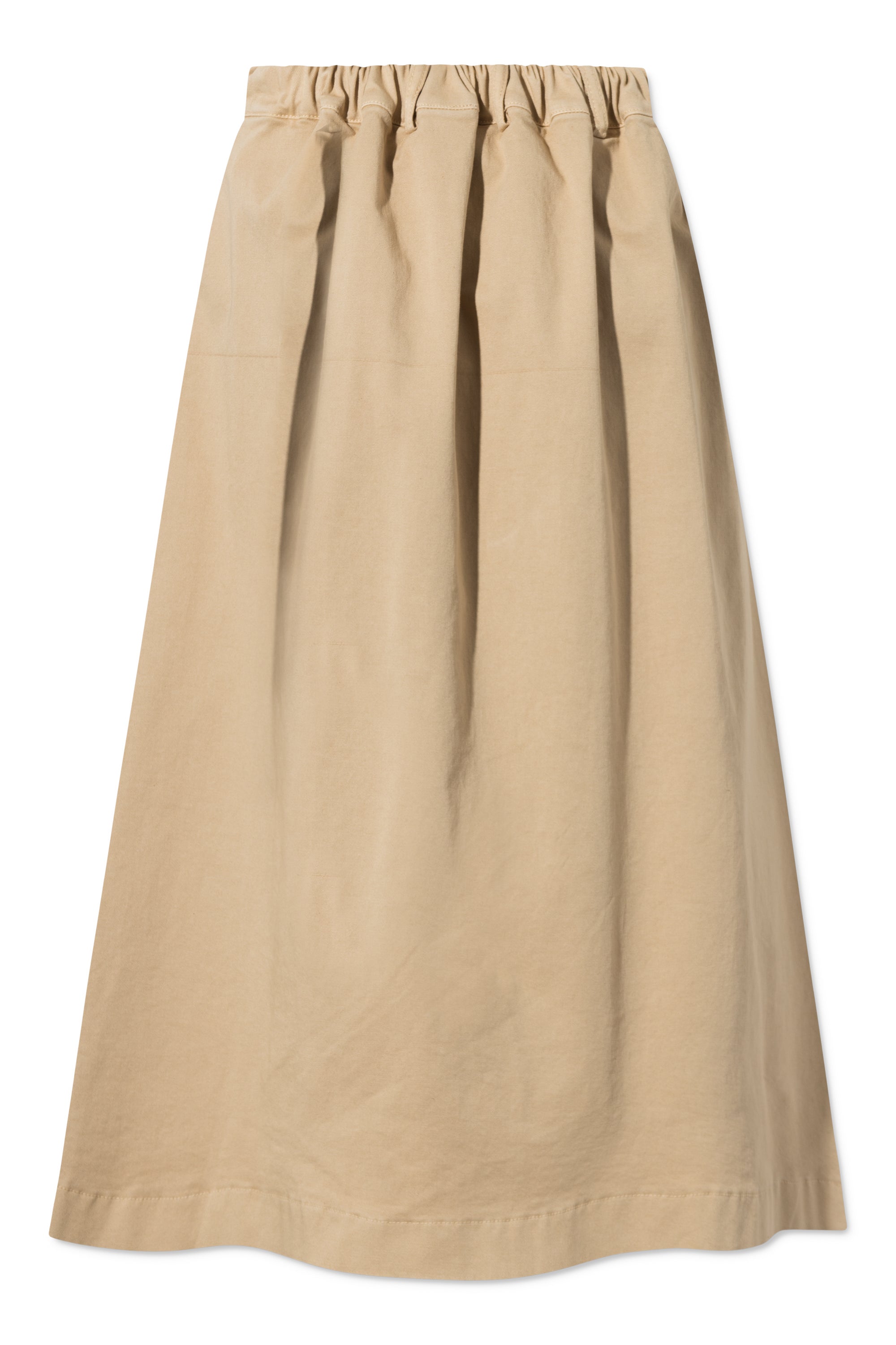 Rue de Tokyo PEN GMTD GARMENT DYED TWILL SKIRTS LIGHT BEIGE