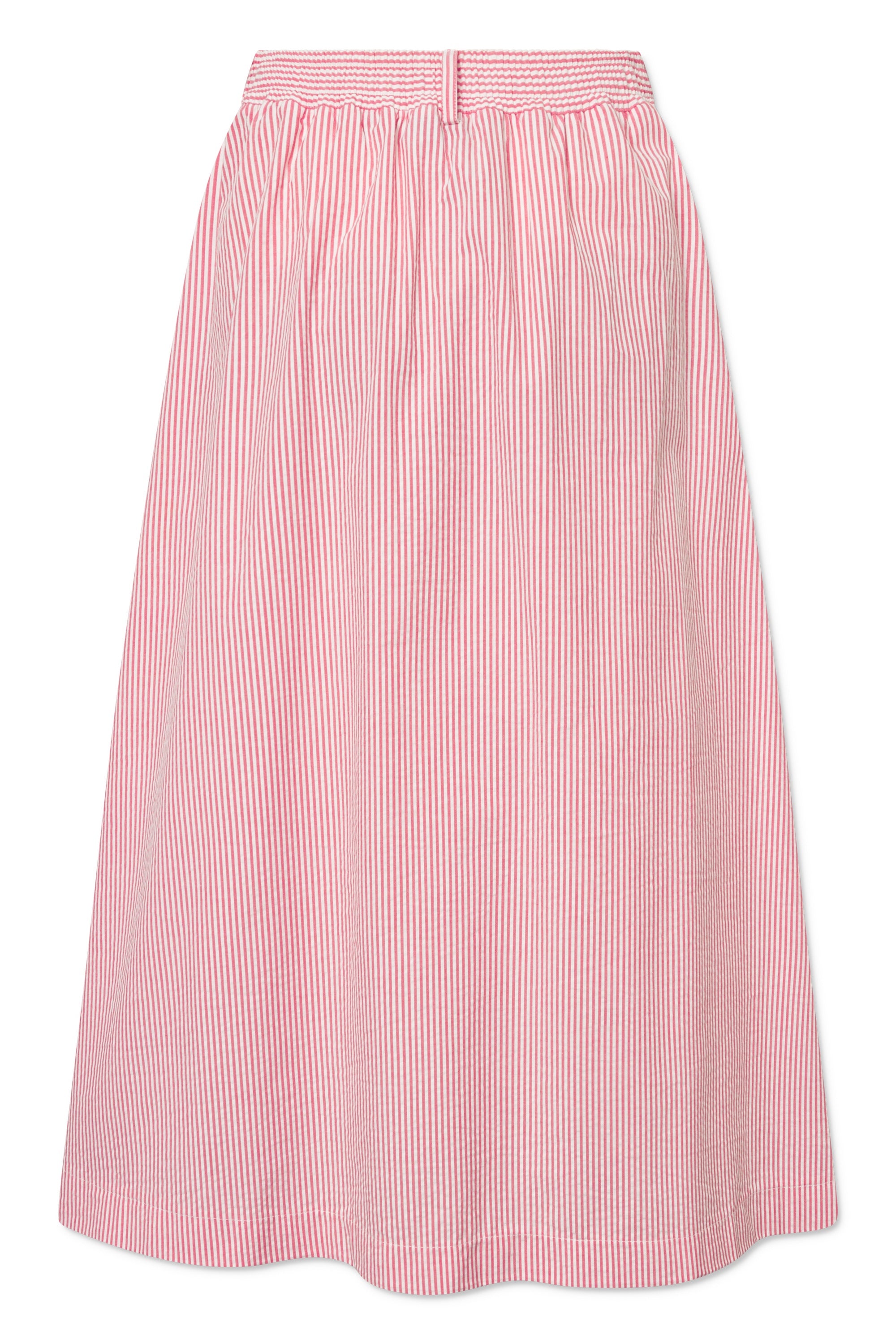 Rue de Tokyo PEN HEAVY SEERSUCKER STRIPE Skirts FADED RED STRIPE