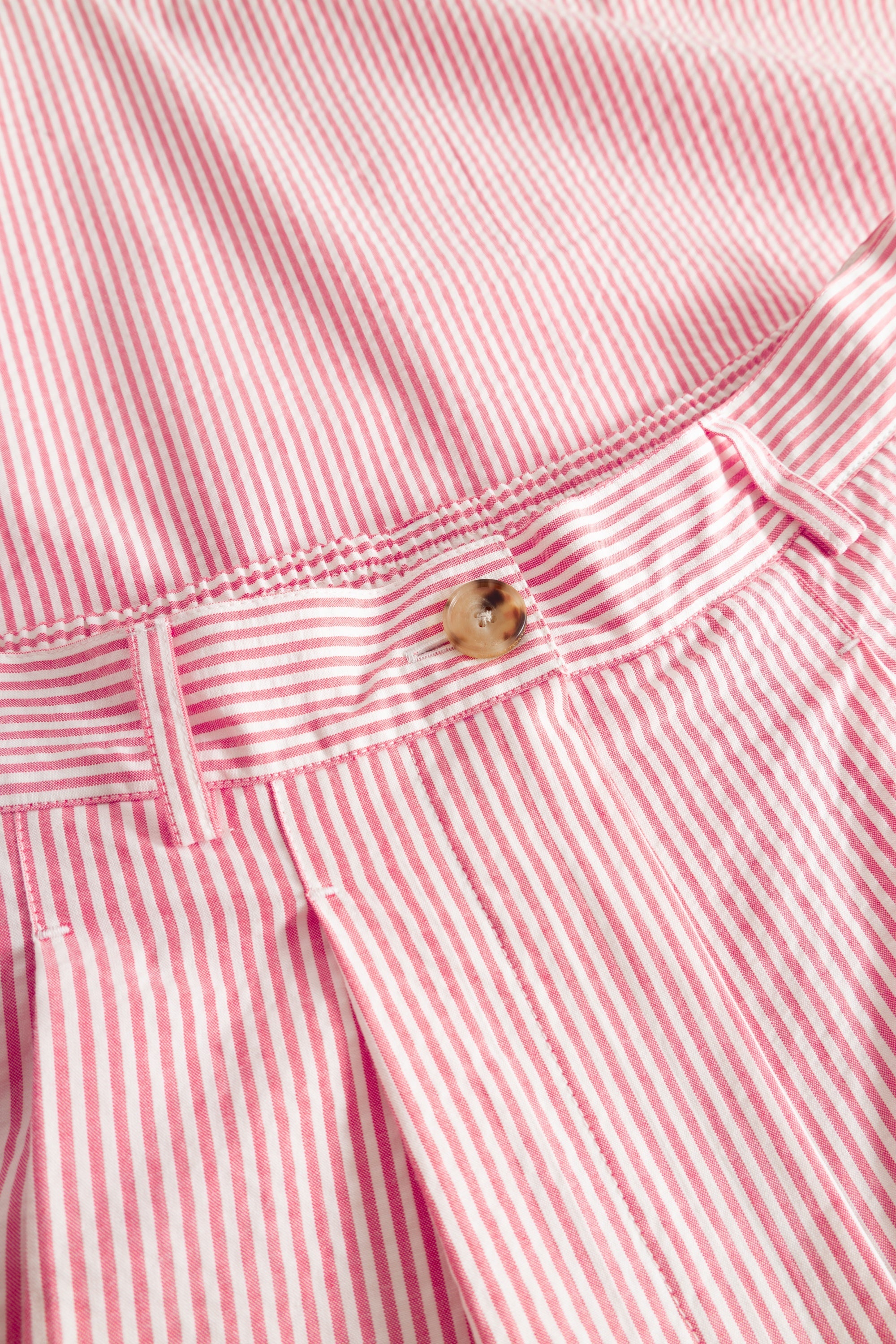 Rue de Tokyo PEN HEAVY SEERSUCKER STRIPE Skirts FADED RED STRIPE