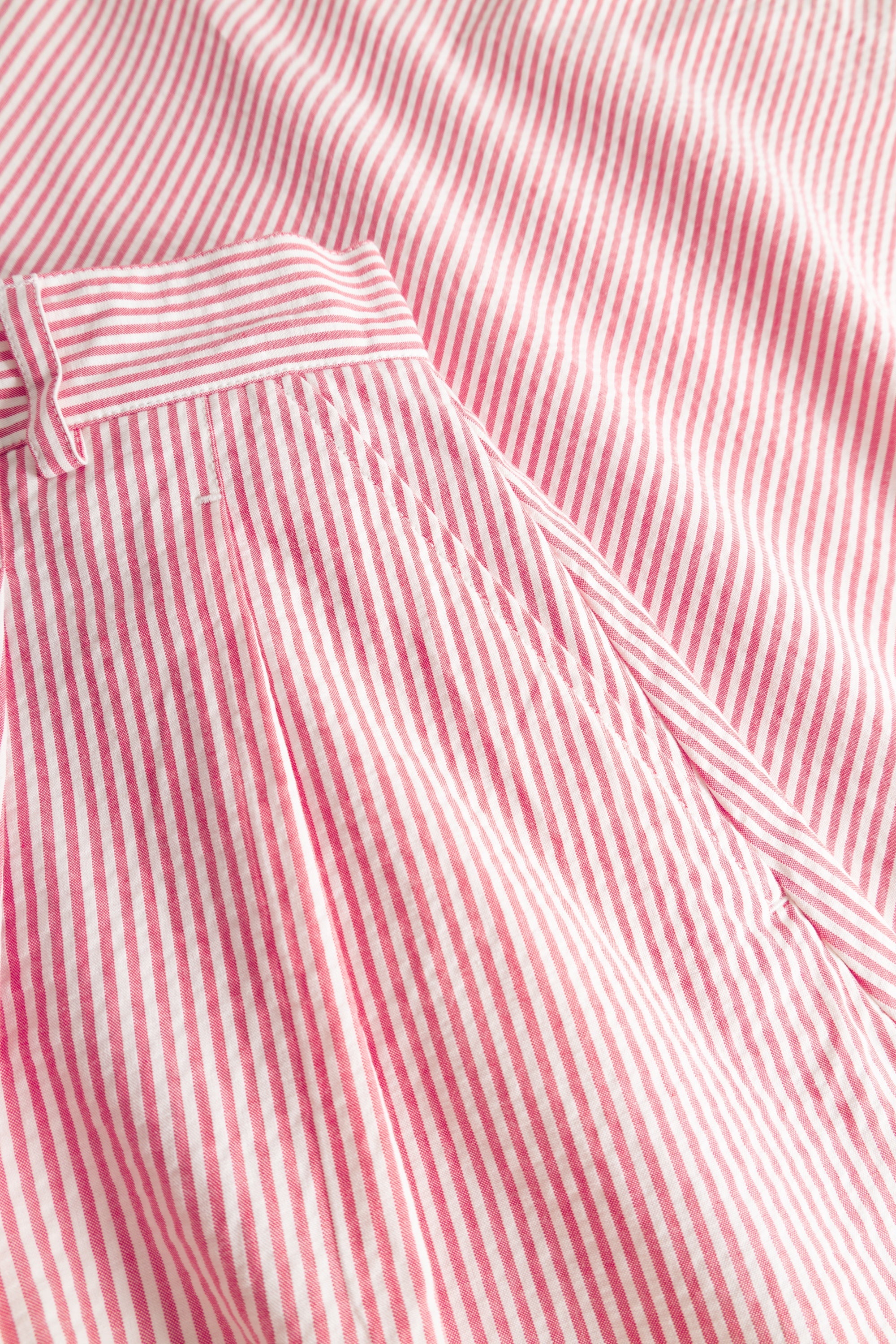 Rue de Tokyo PEN HEAVY SEERSUCKER STRIPE Skirts FADED RED STRIPE
