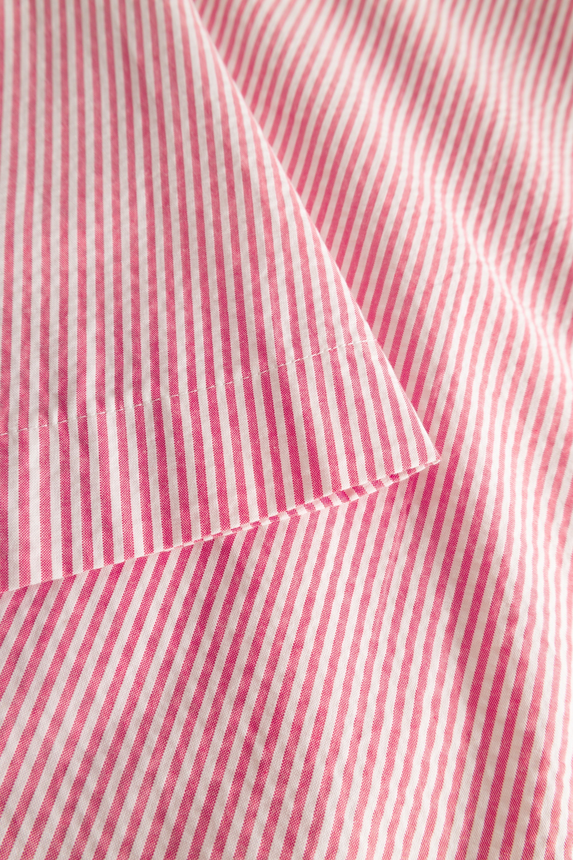 Rue de Tokyo PEN HEAVY SEERSUCKER STRIPE Skirts FADED RED STRIPE