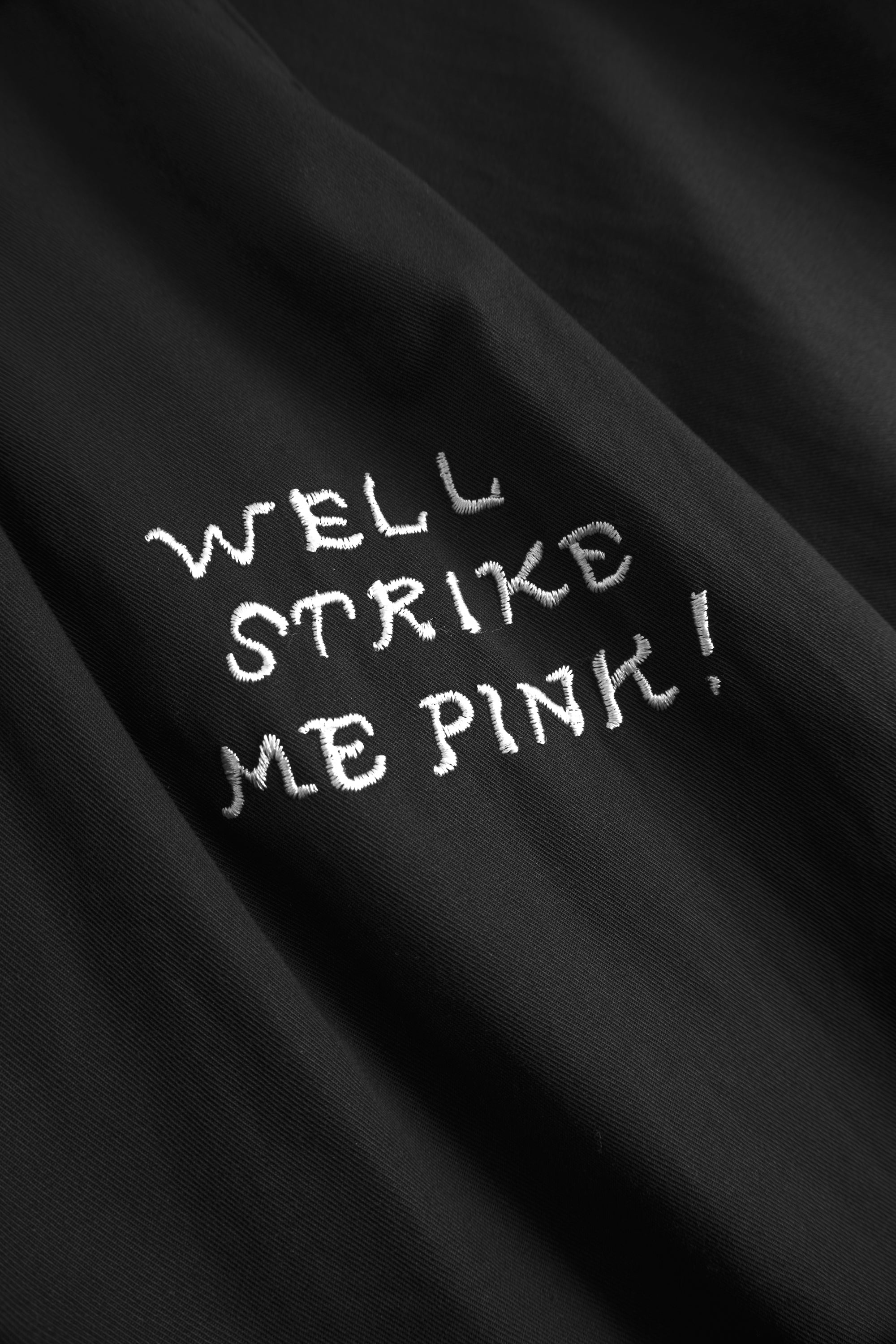 Rue de Tokyo PEN MOOMIN COTTON TWILL Skirts BLACK WHITE EMBROIDERY