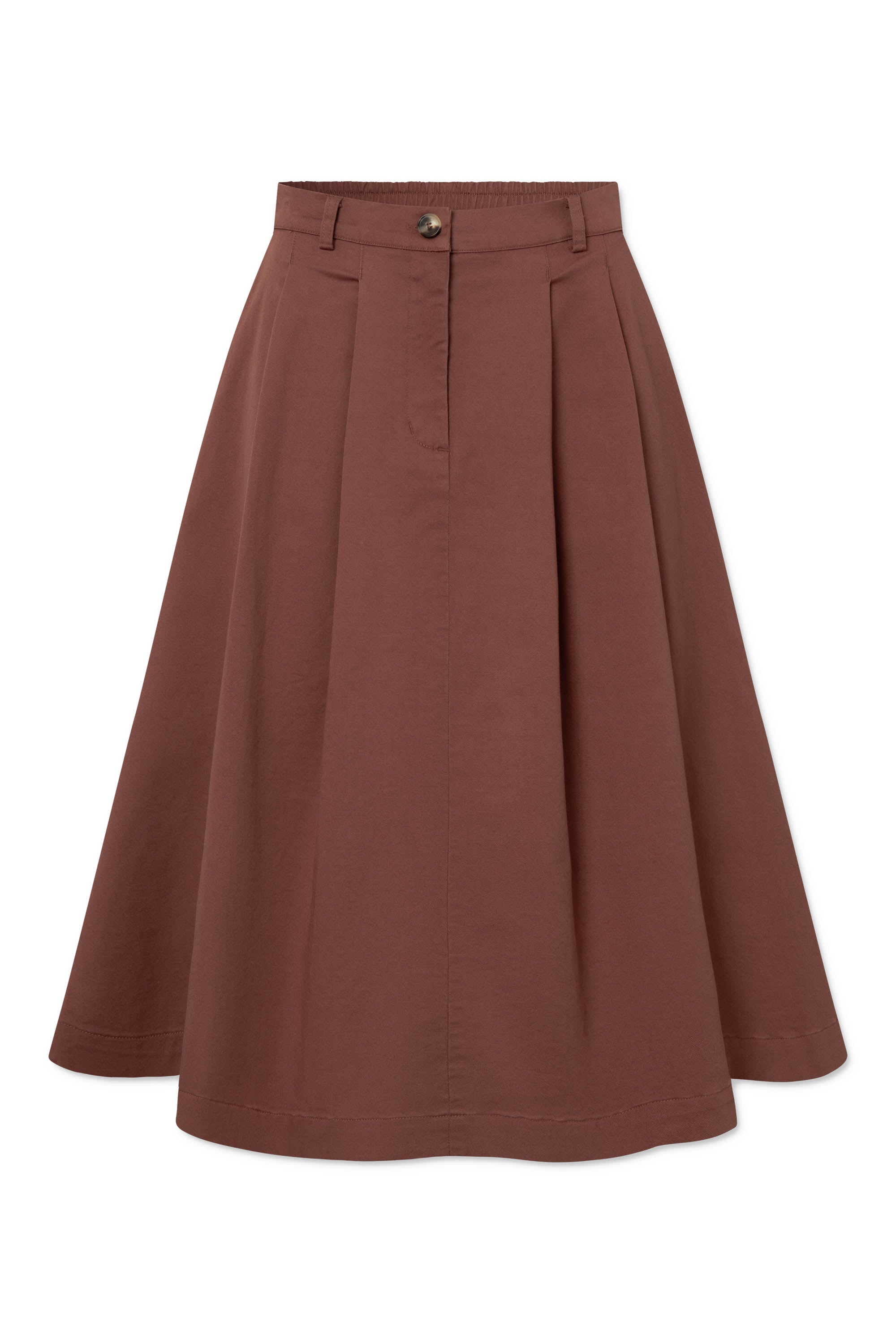 Rue de Tokyo PEN ORGANIC TWILL Skirts BERRY ROSE