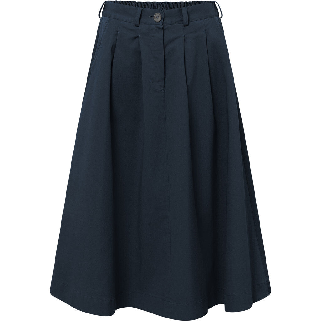 Rue de Tokyo PEN ORGANIC TWILL Skirts DARK NAVY