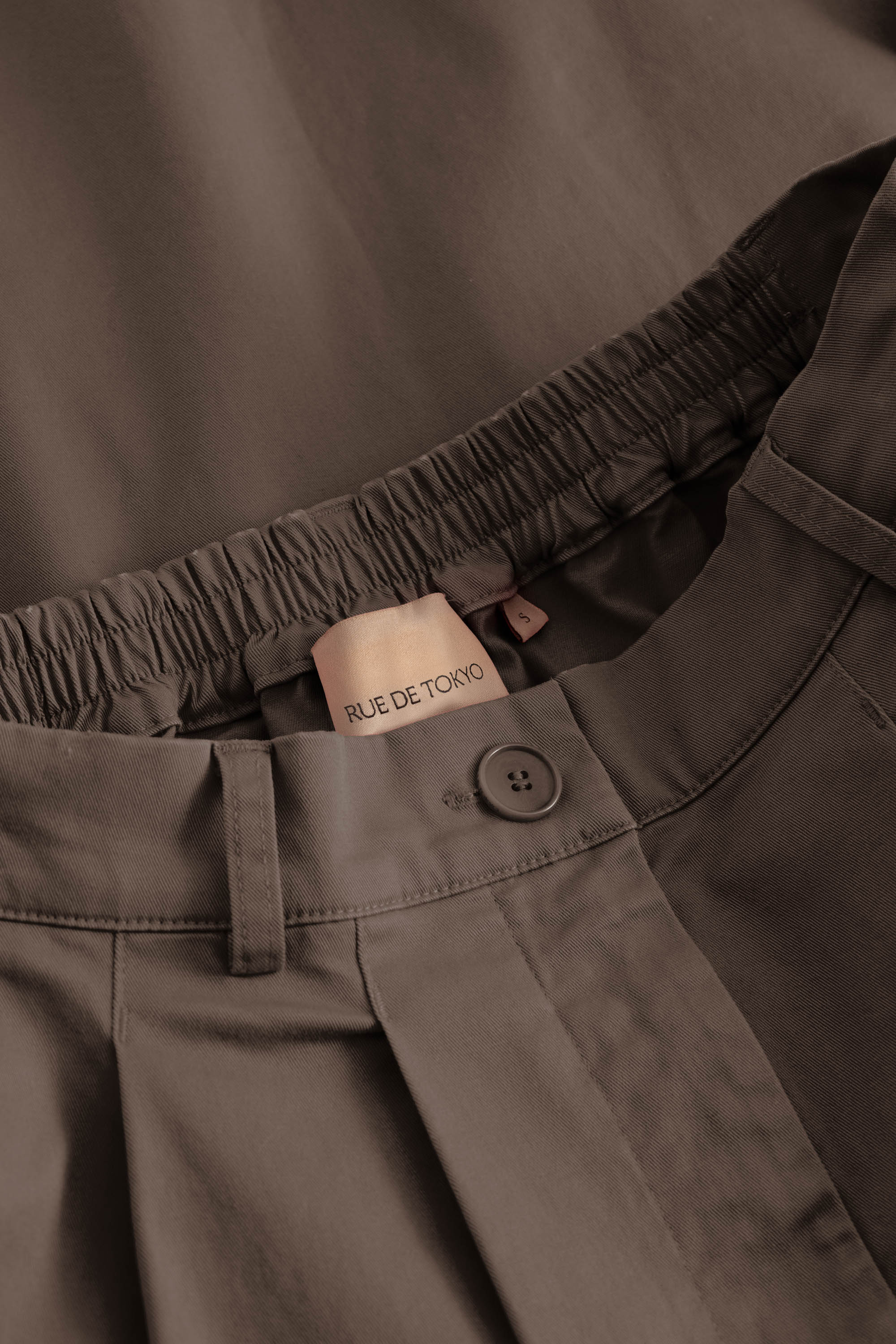 Rue de Tokyo PEN TWILL Skirts MALT BROWN