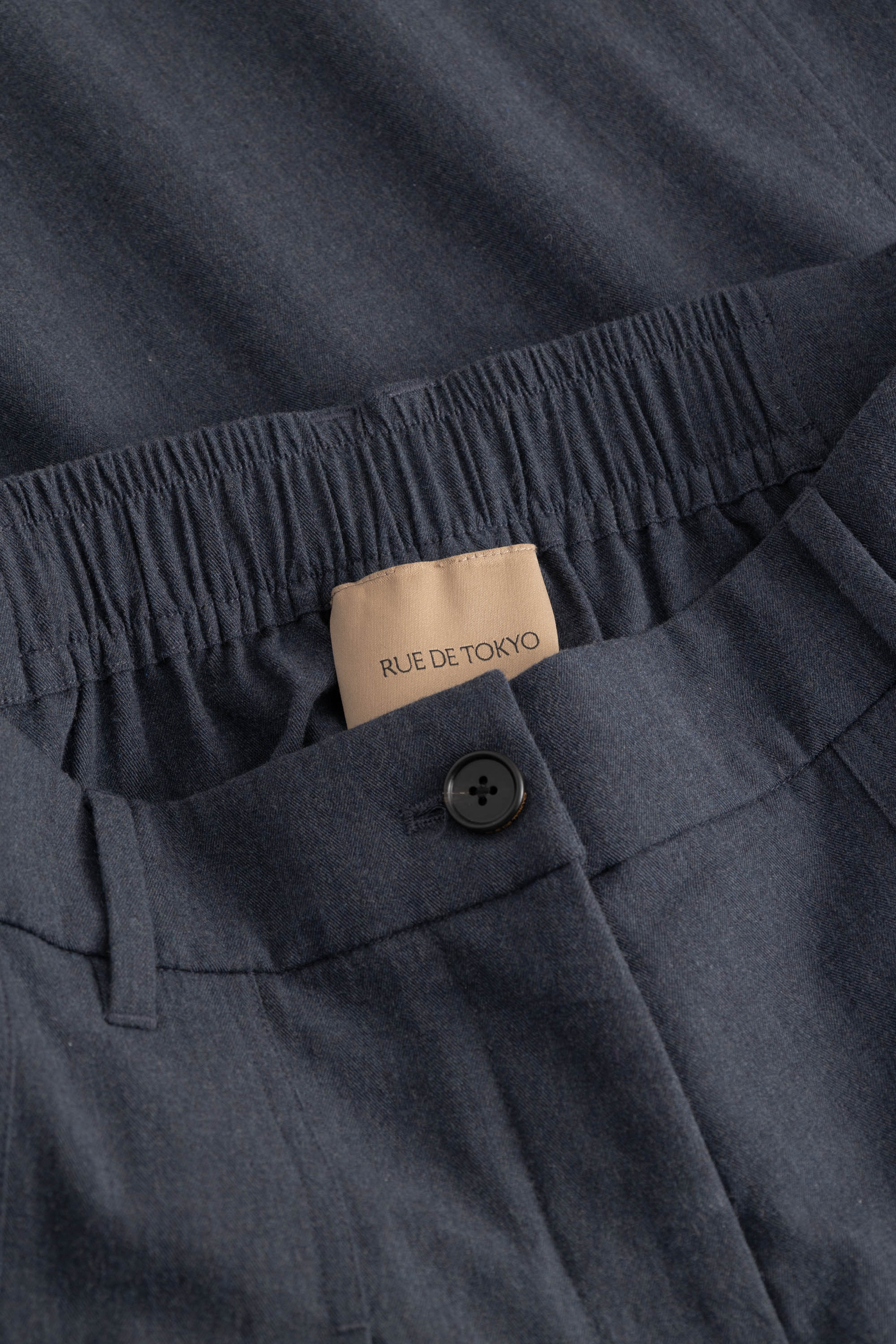 Rue de Tokyo PERLE TAILORING Pants DARK GREY