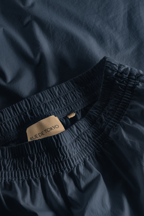 Rue de Tokyo PETULA GARMENT DYED POPLIN Skirts DARK NAVY