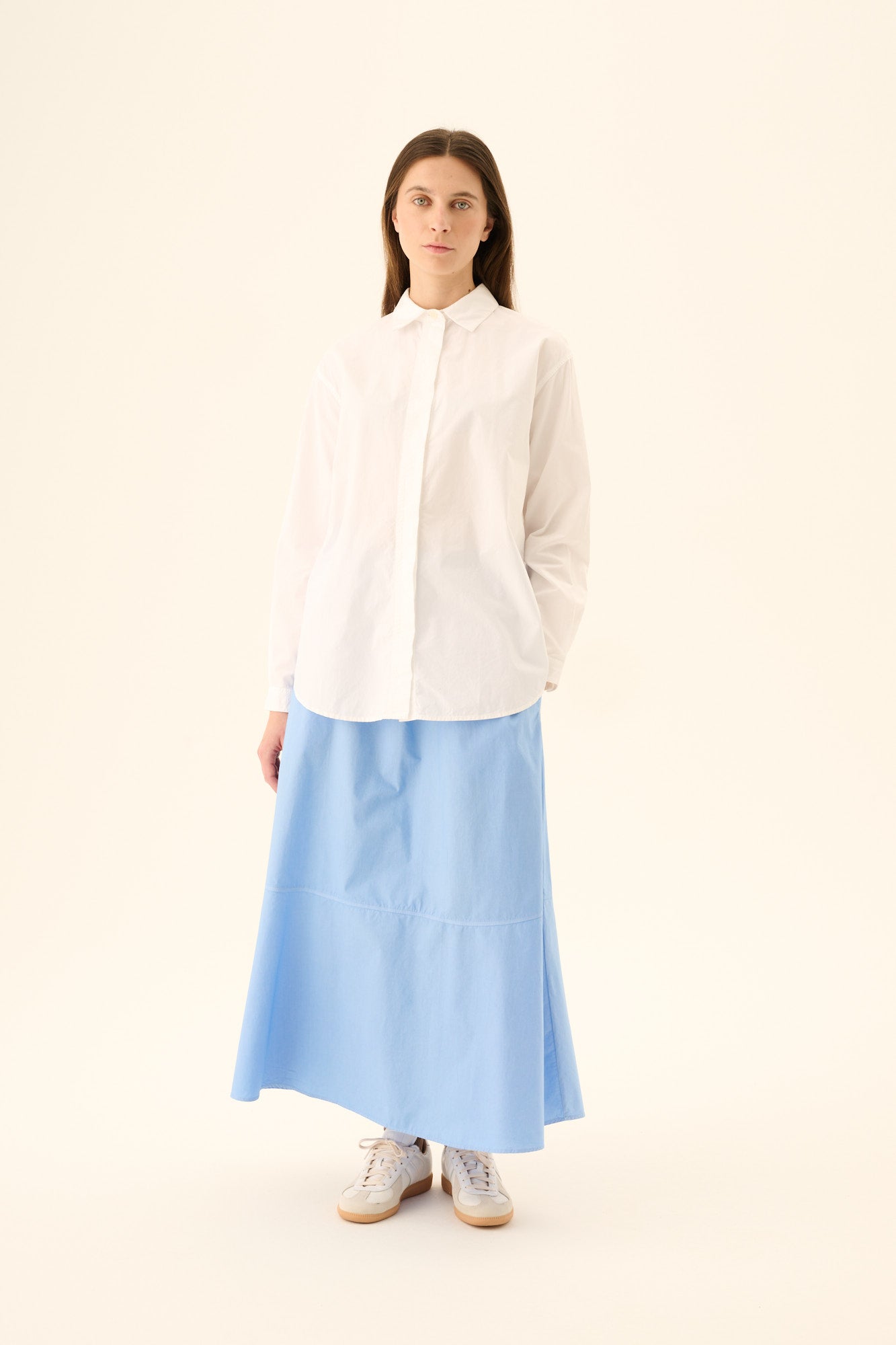 Rue de Tokyo PETULA GMTD POPLIN Skirts WHITE