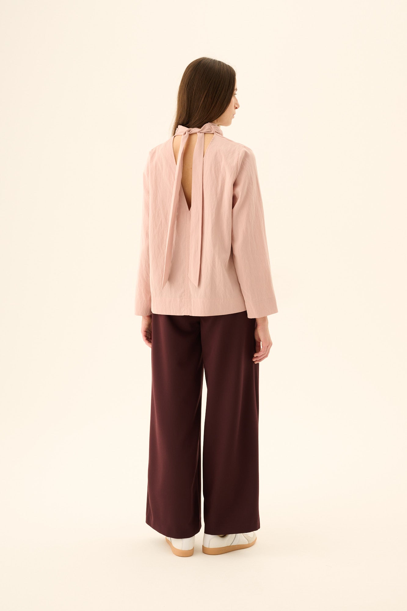 Rue de Tokyo PHELIA SOLID TAILORING Pants AUBERGINE