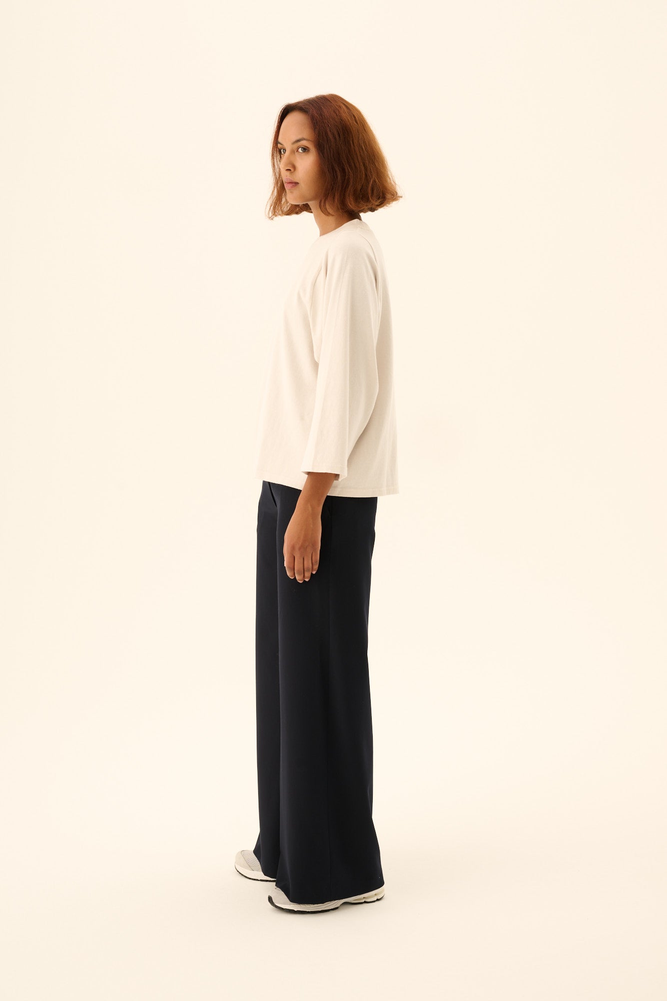 Rue de Tokyo PHELIA SOLID TAILORING Pants NAVY