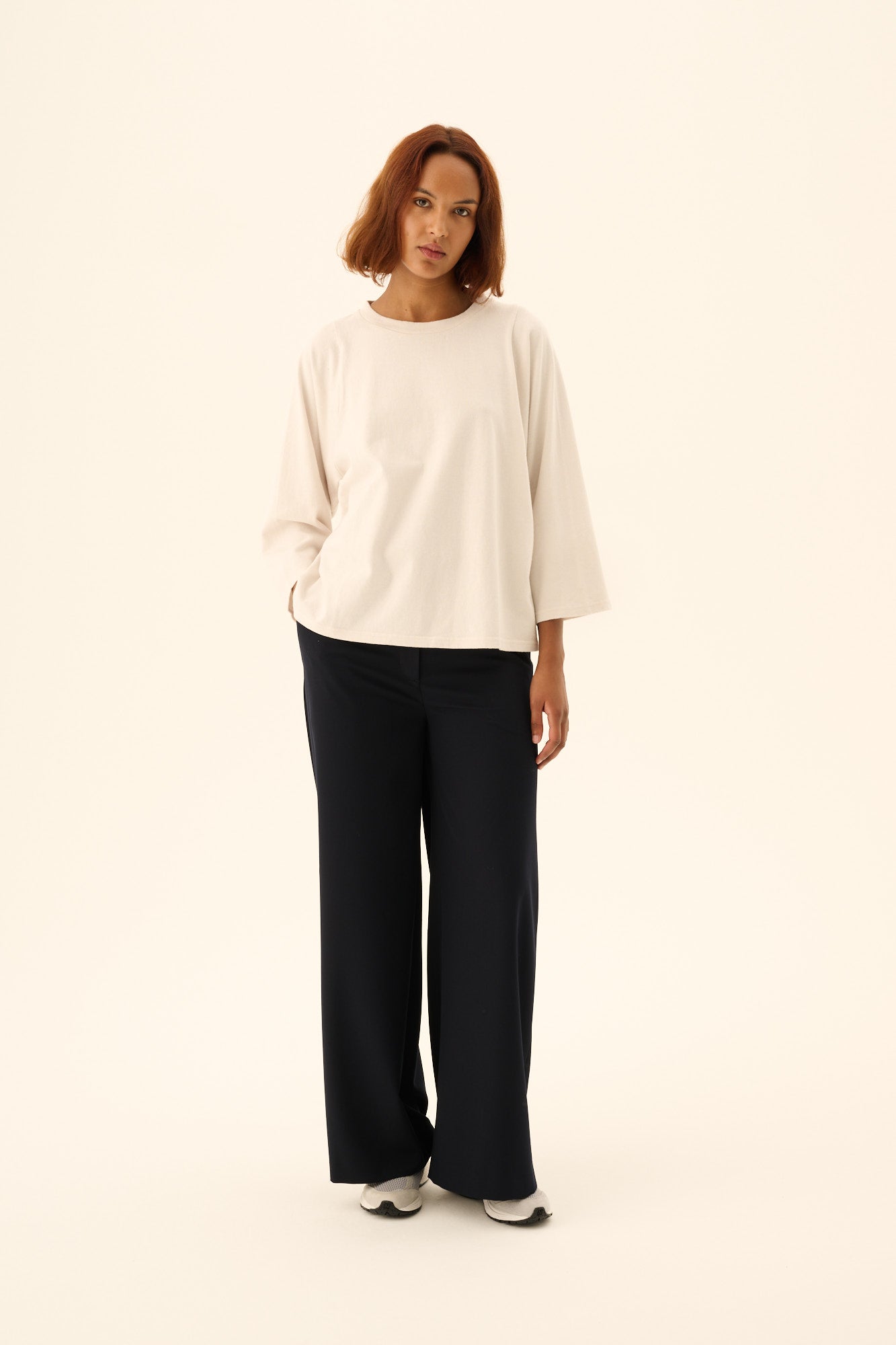 Rue de Tokyo PHELIA SOLID TAILORING Pants NAVY