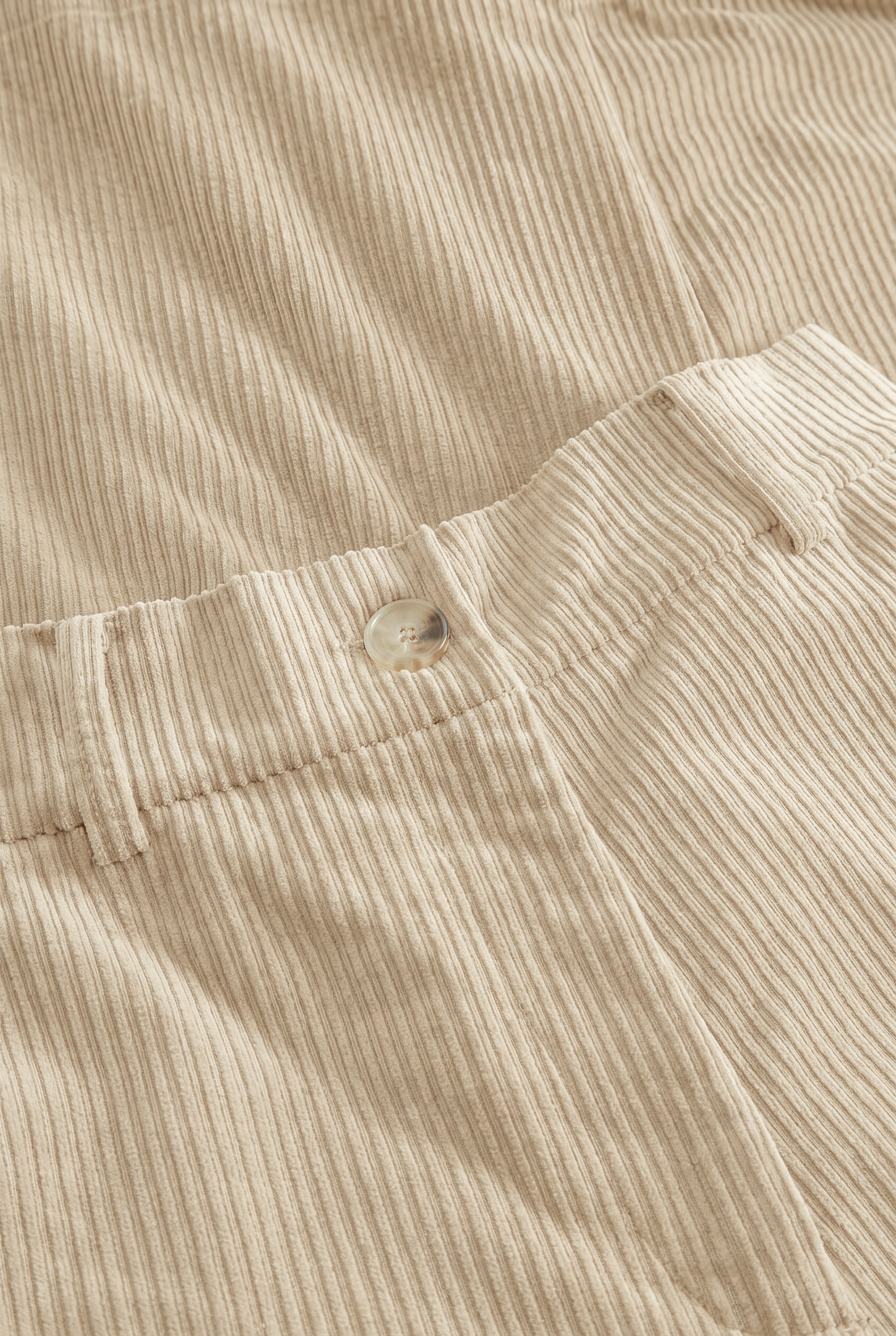 Rue de Tokyo PHILLY STRUCTURED CORDUROY Pants EGGSHELL