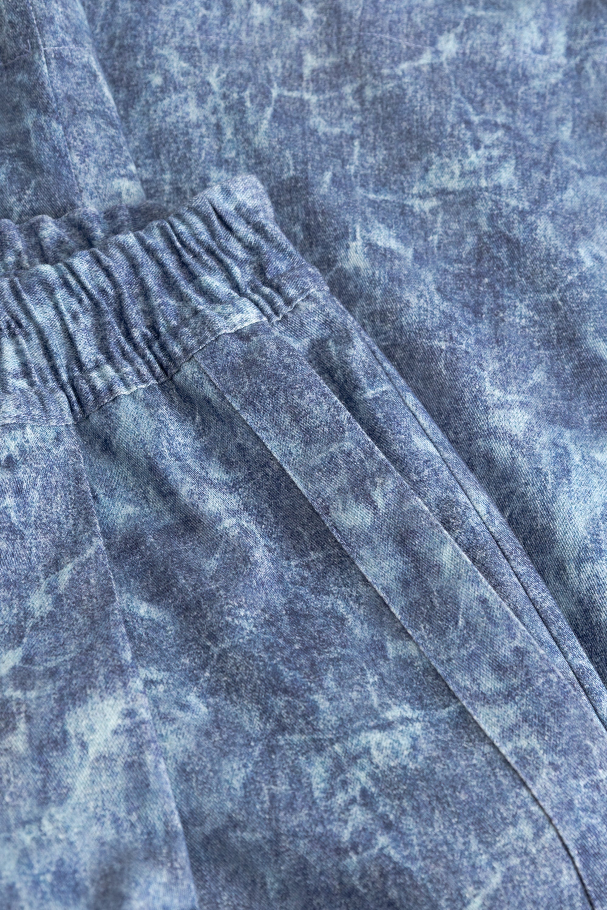 Rue de Tokyo PIA CRUSHED DENIM Pants BLUE