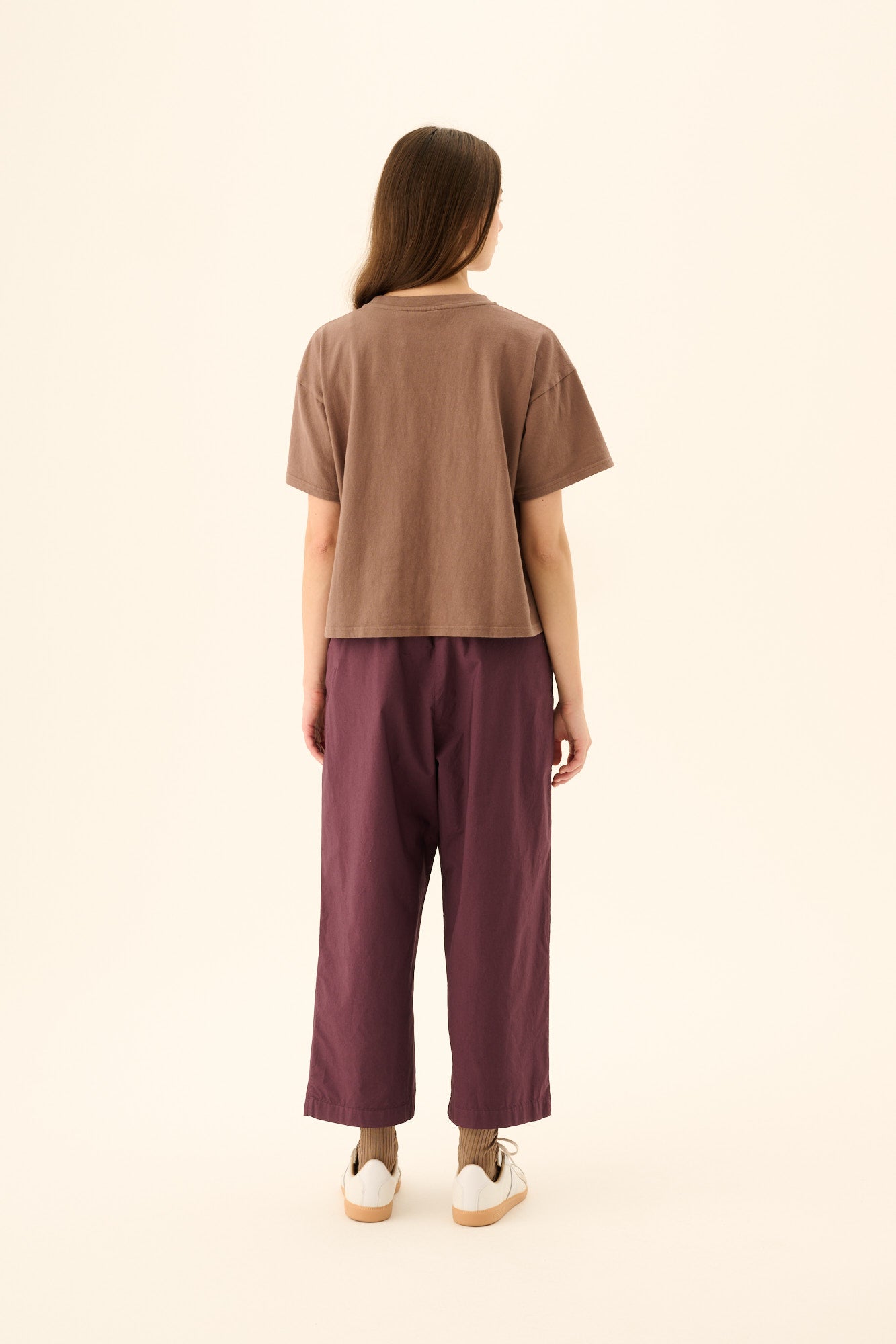 Rue de Tokyo PIA GMTD POPLIN Pants PLUM PURPLE