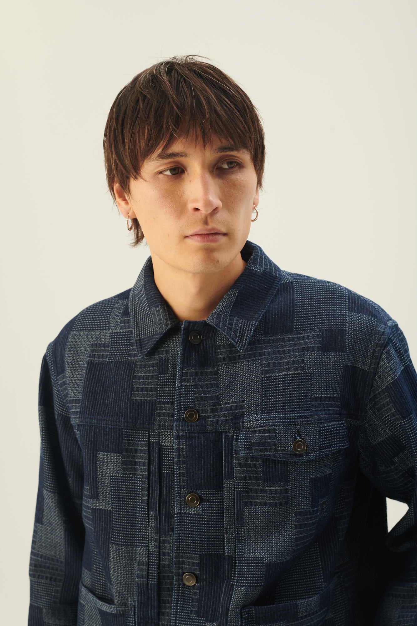 Rue de Tokyo PIERRE WASHED INDIGO DENIM PANTS