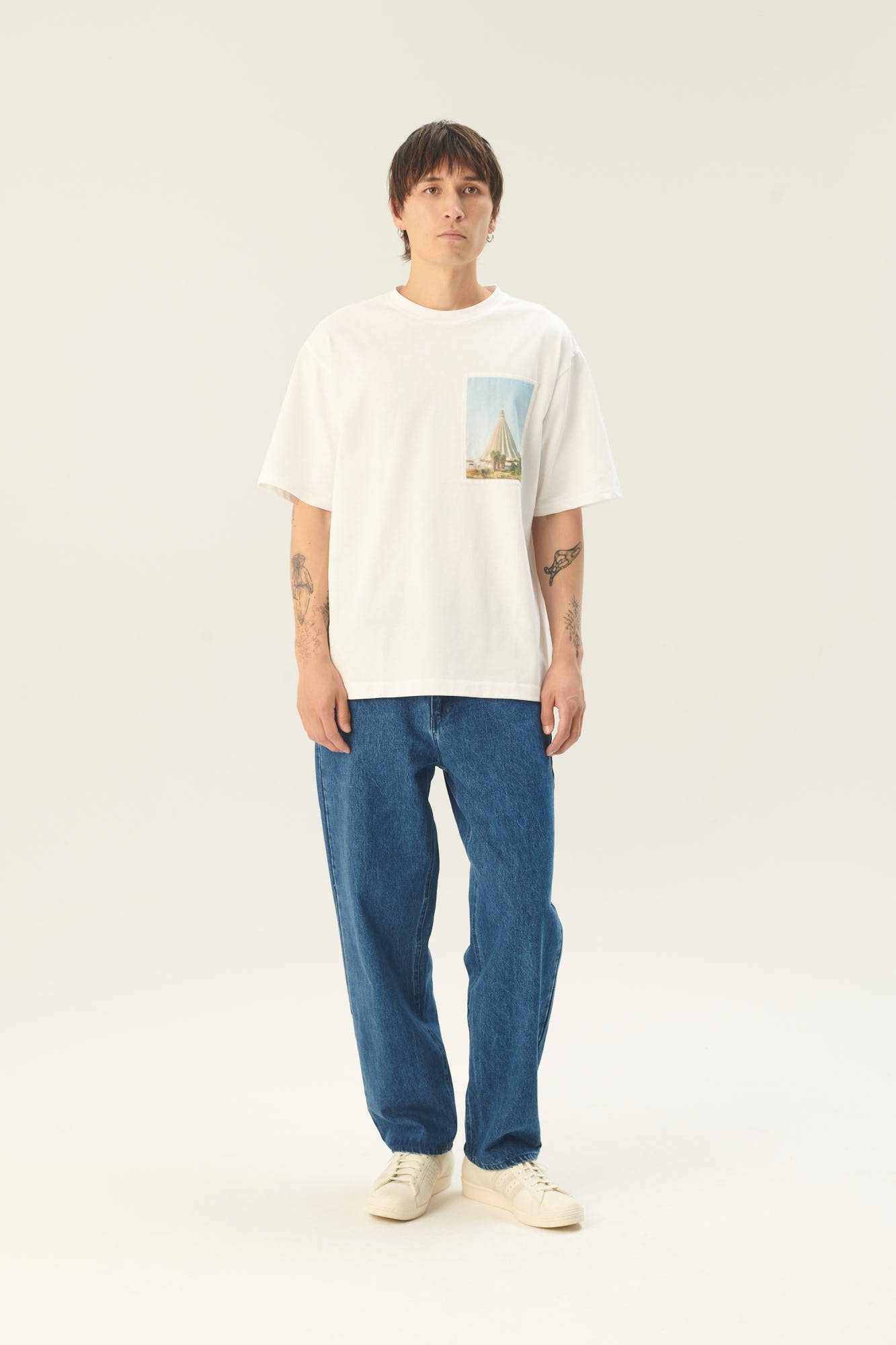 Rue de Tokyo PIERRE WASHED INDIGO DENIM PANTS