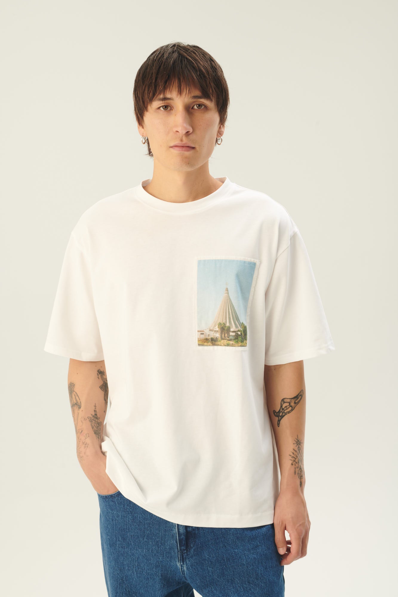 Rue de Tokyo PIERRE WASHED INDIGO DENIM PANTS