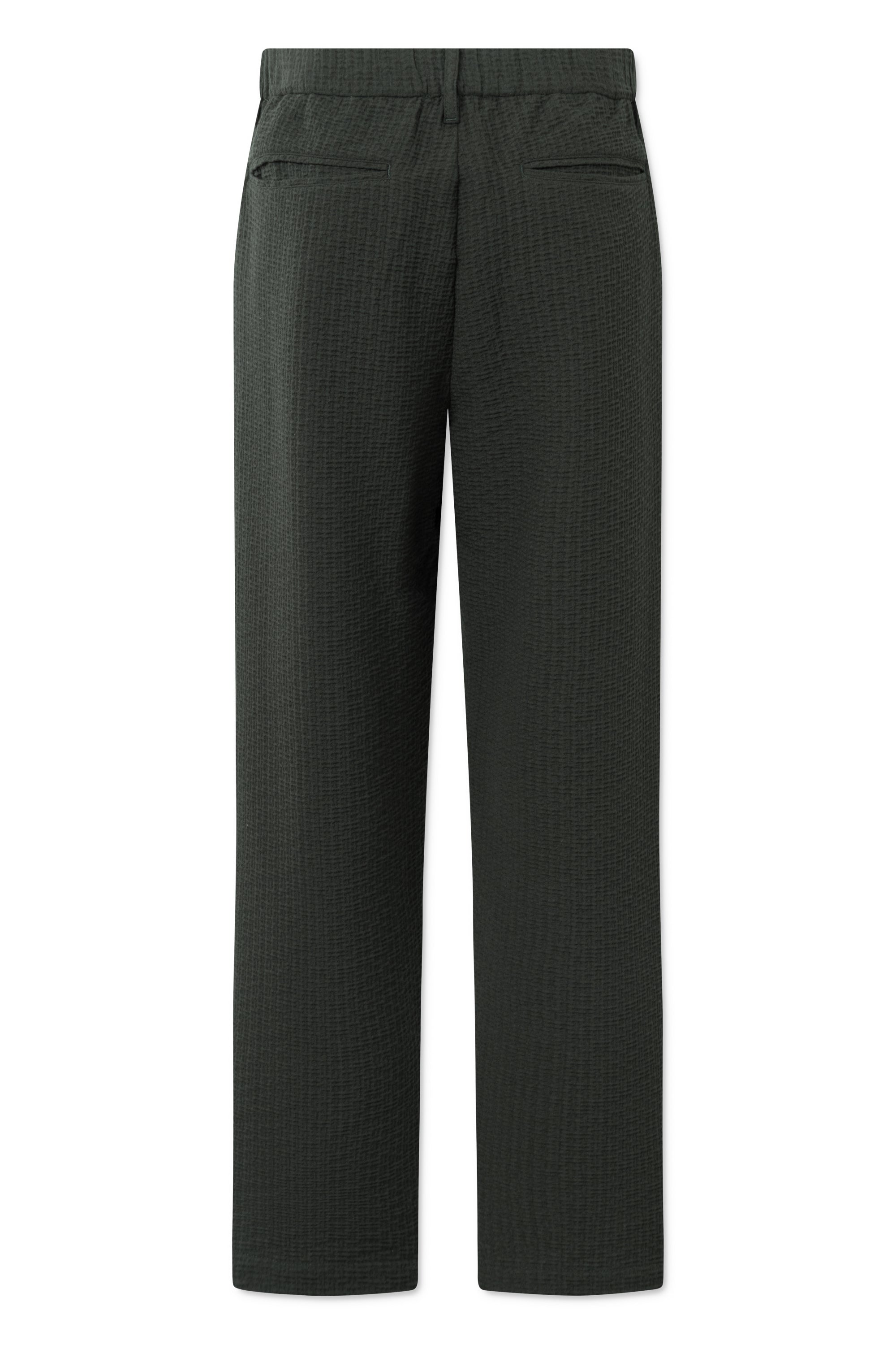 Rue de Tokyo PIETER DARK JACQUARD PANTS DARK GREEN
