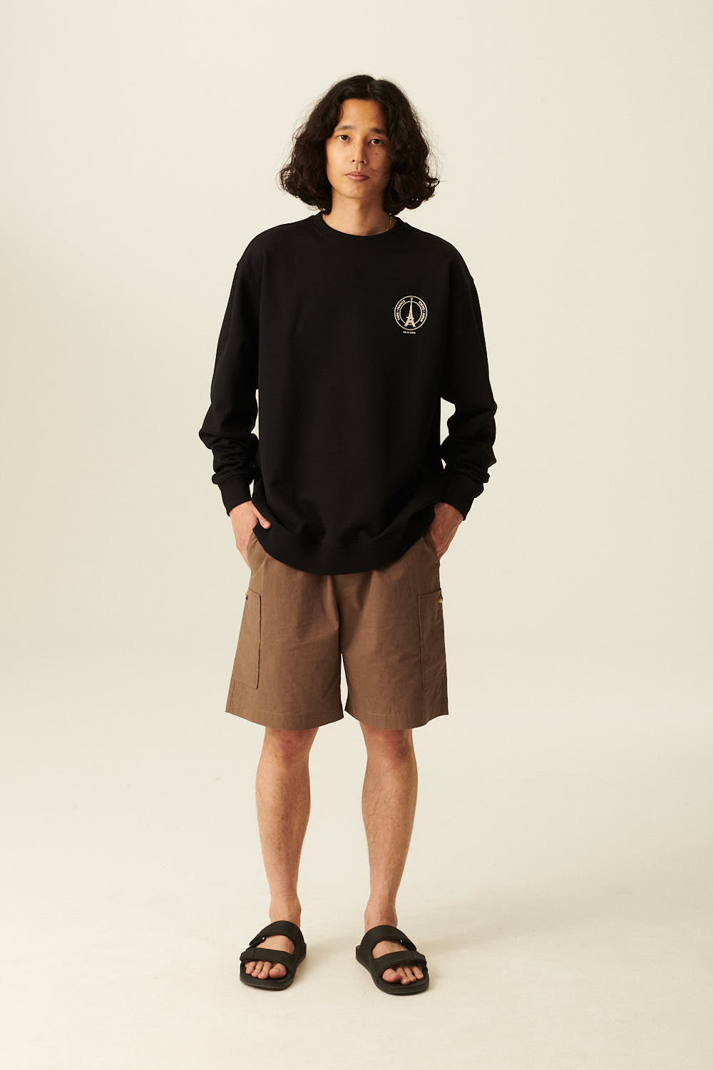 Rue de Tokyo PIKE SOFT COTTON PANTS WOOD