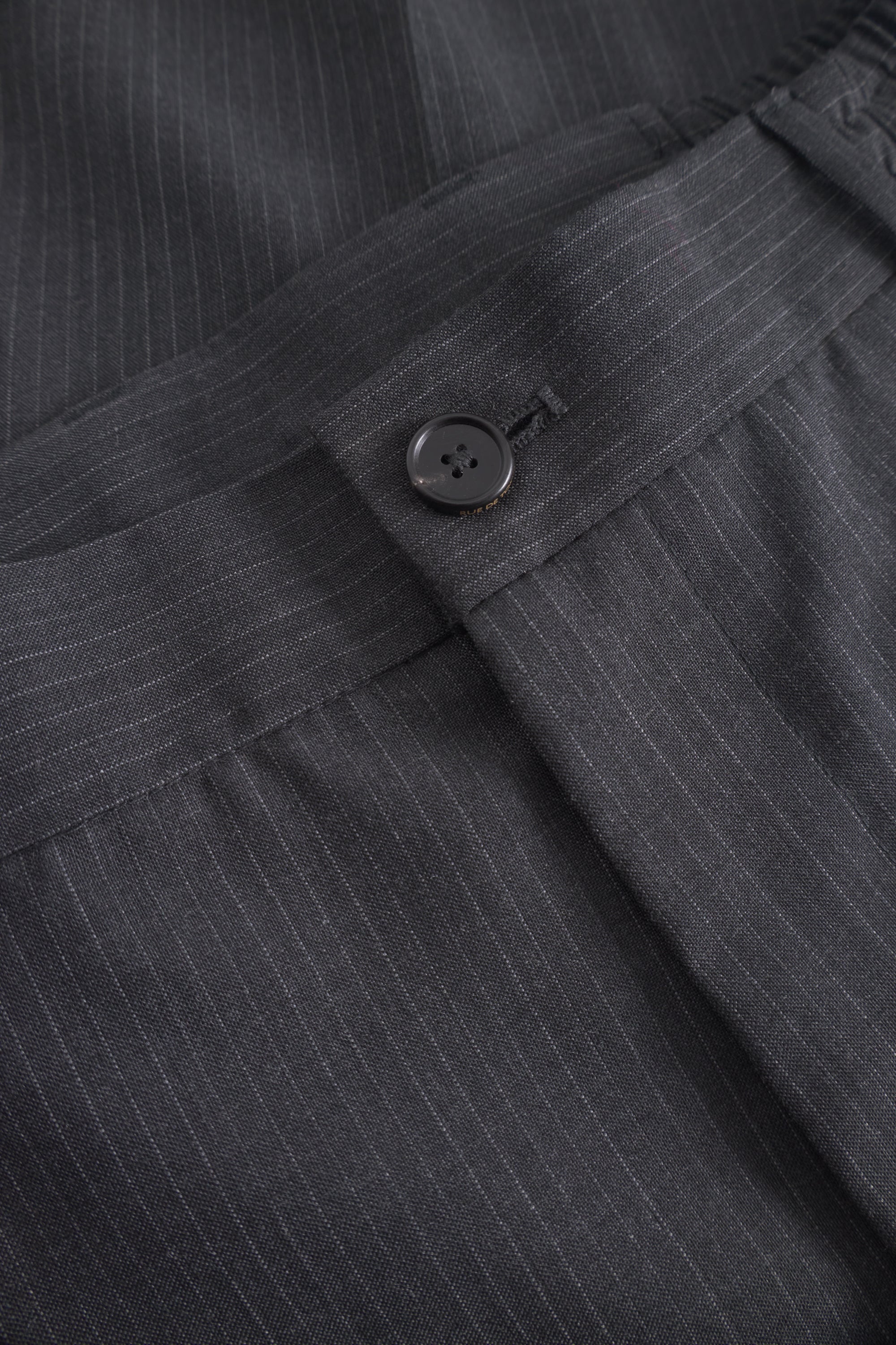 Rue de Tokyo PILOT WOOL PINSTRIPE PANTS GREY PIN STRIPE
