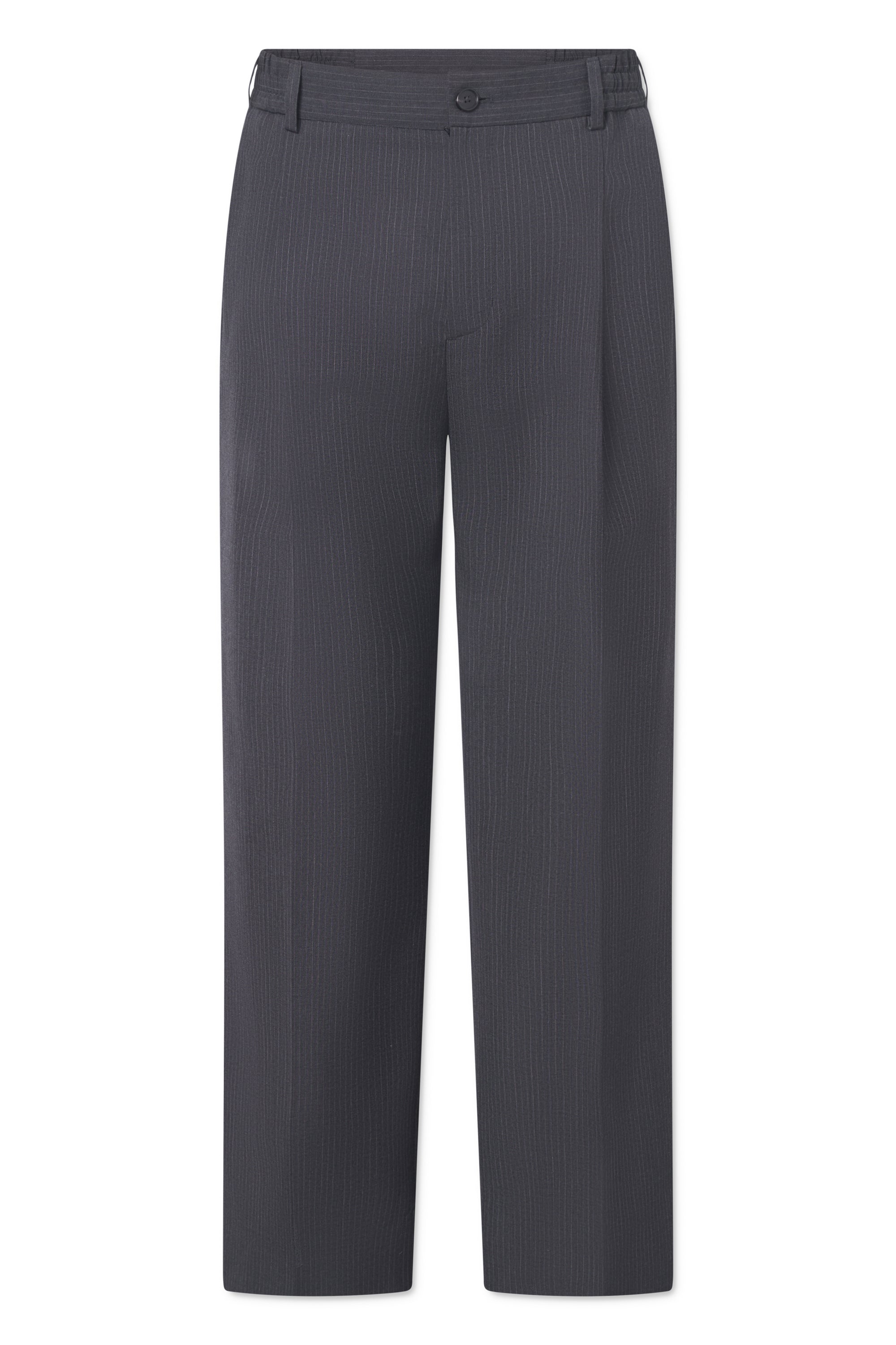 Rue de Tokyo PILOT WOOL PINSTRIPE PANTS GREY PIN STRIPE