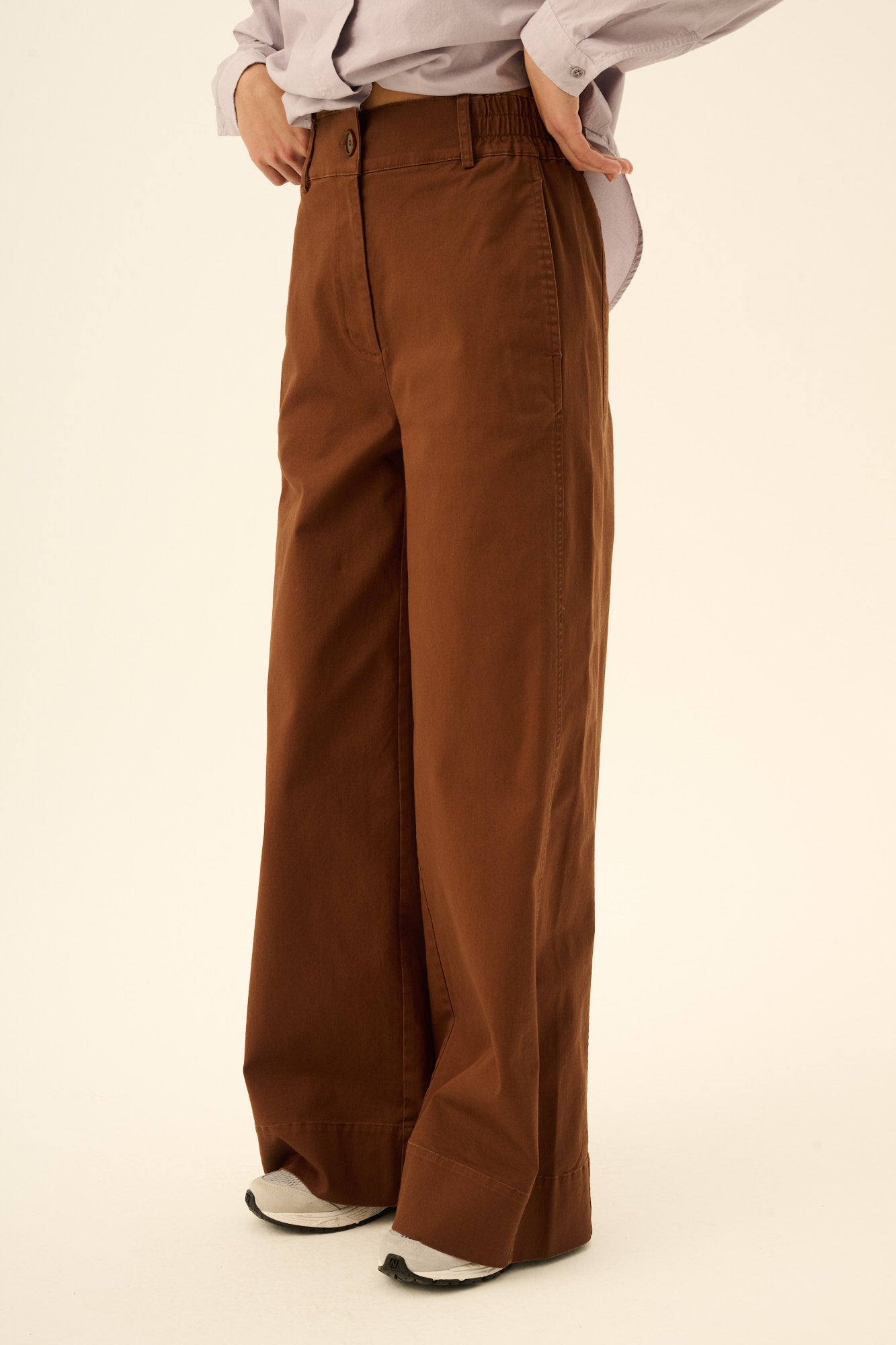 Rue de Tokyo PLUM TWILL Pants CAPUCCINO