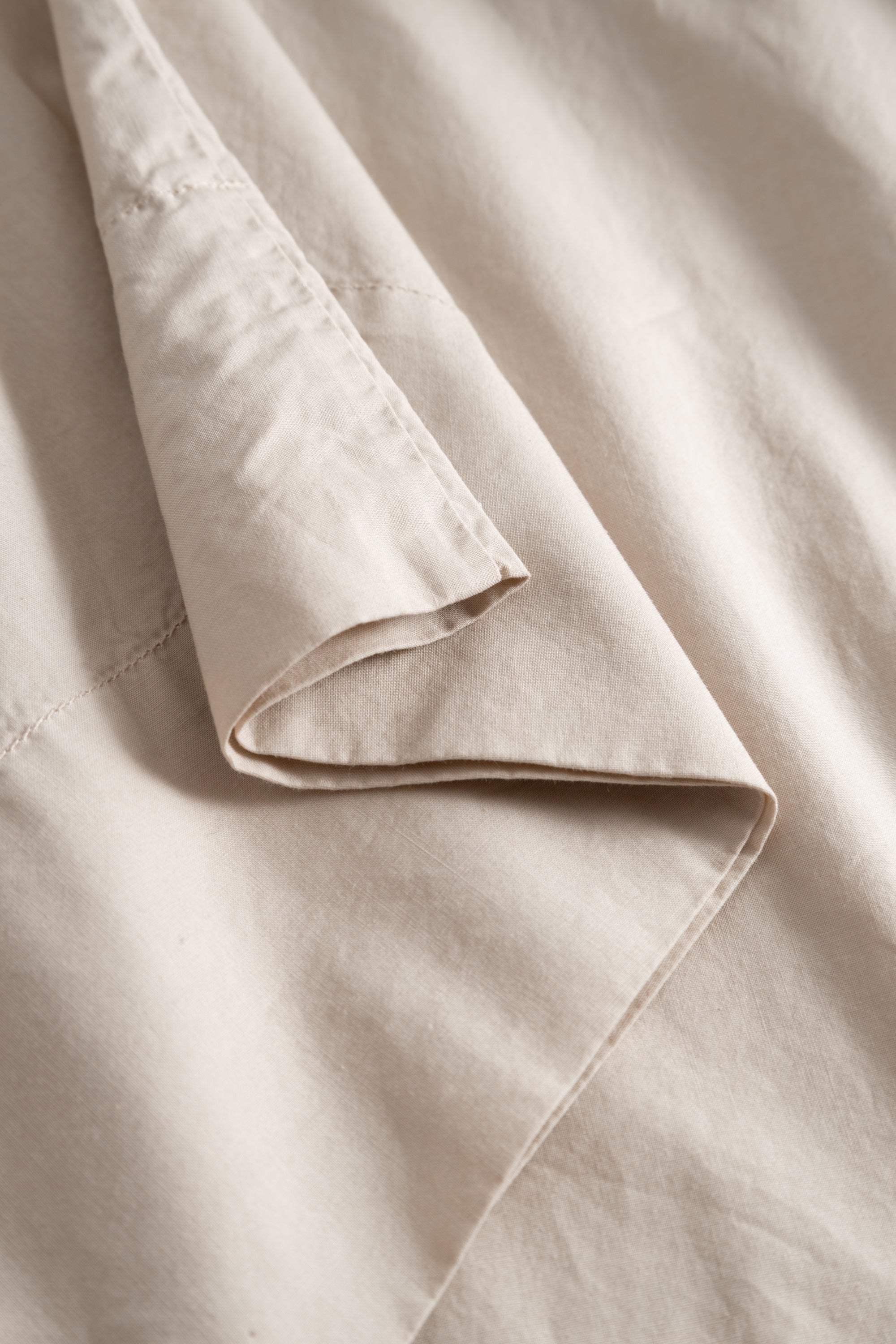 Rue de Tokyo POEMU ORGANIC GARMENT DYED POPLIN Skirts BEIGE