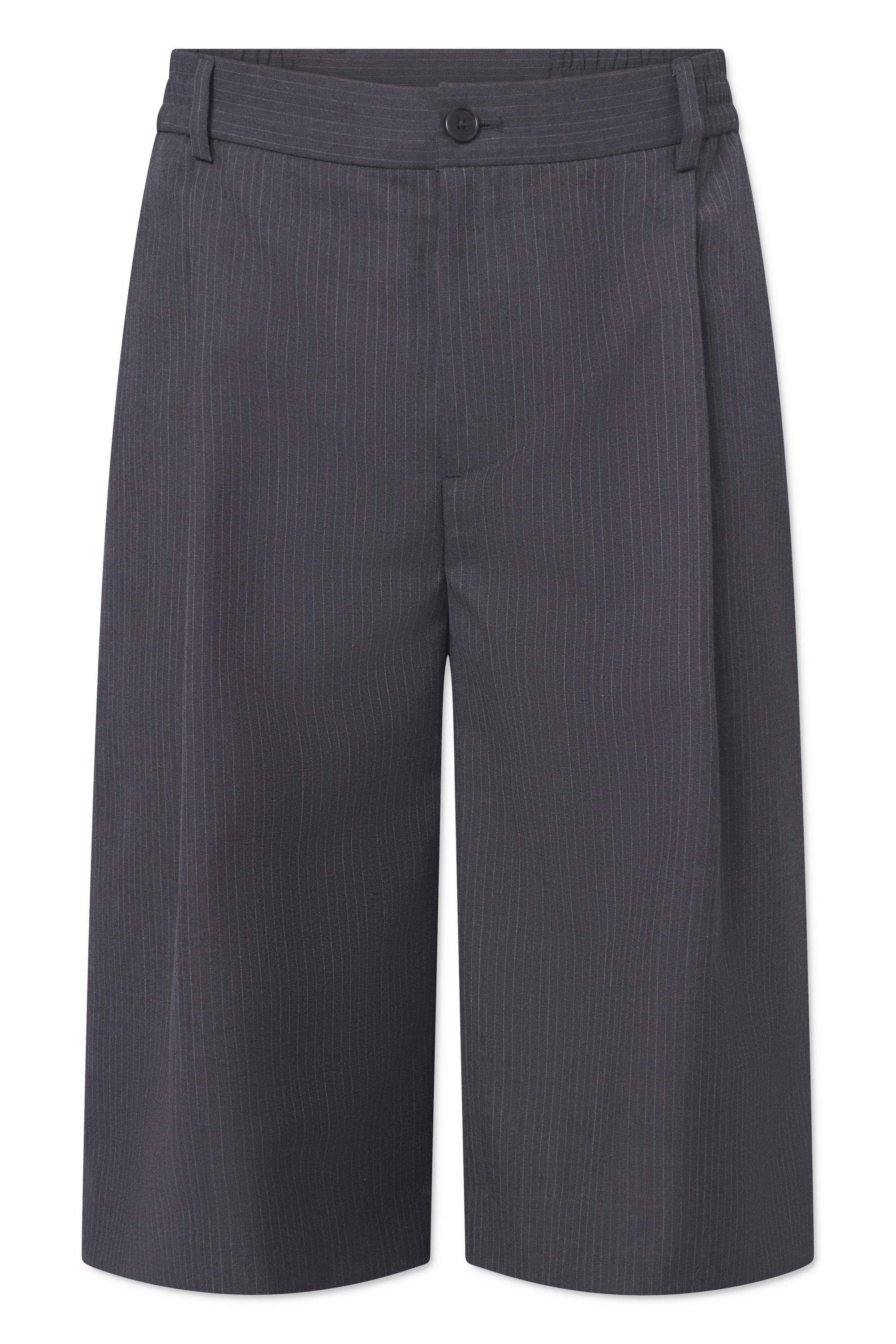 Rue de Tokyo POLL WOOL PINSTRIPE PANTS GREY PIN STRIPE