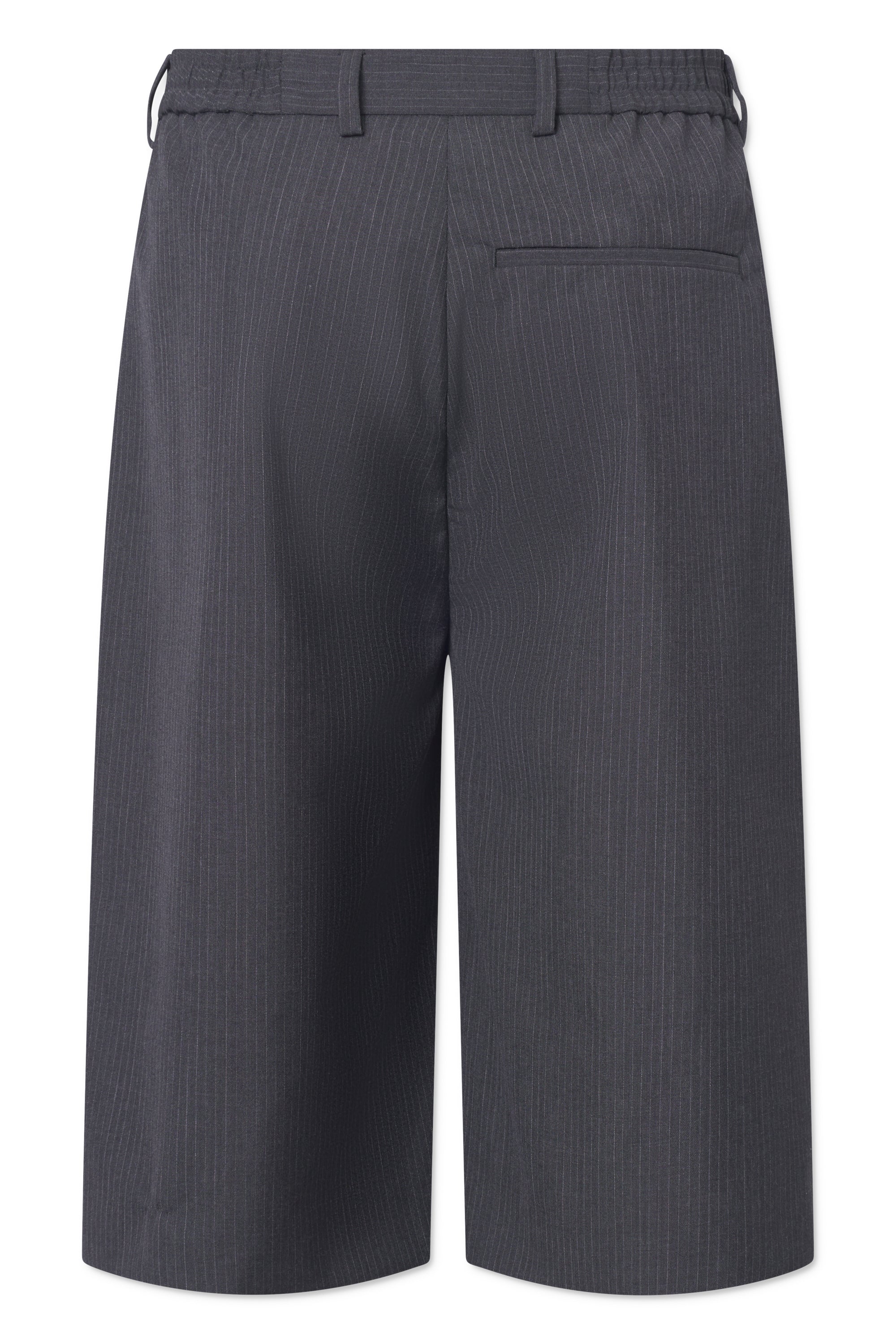 Rue de Tokyo POLL WOOL PINSTRIPE PANTS GREY PIN STRIPE