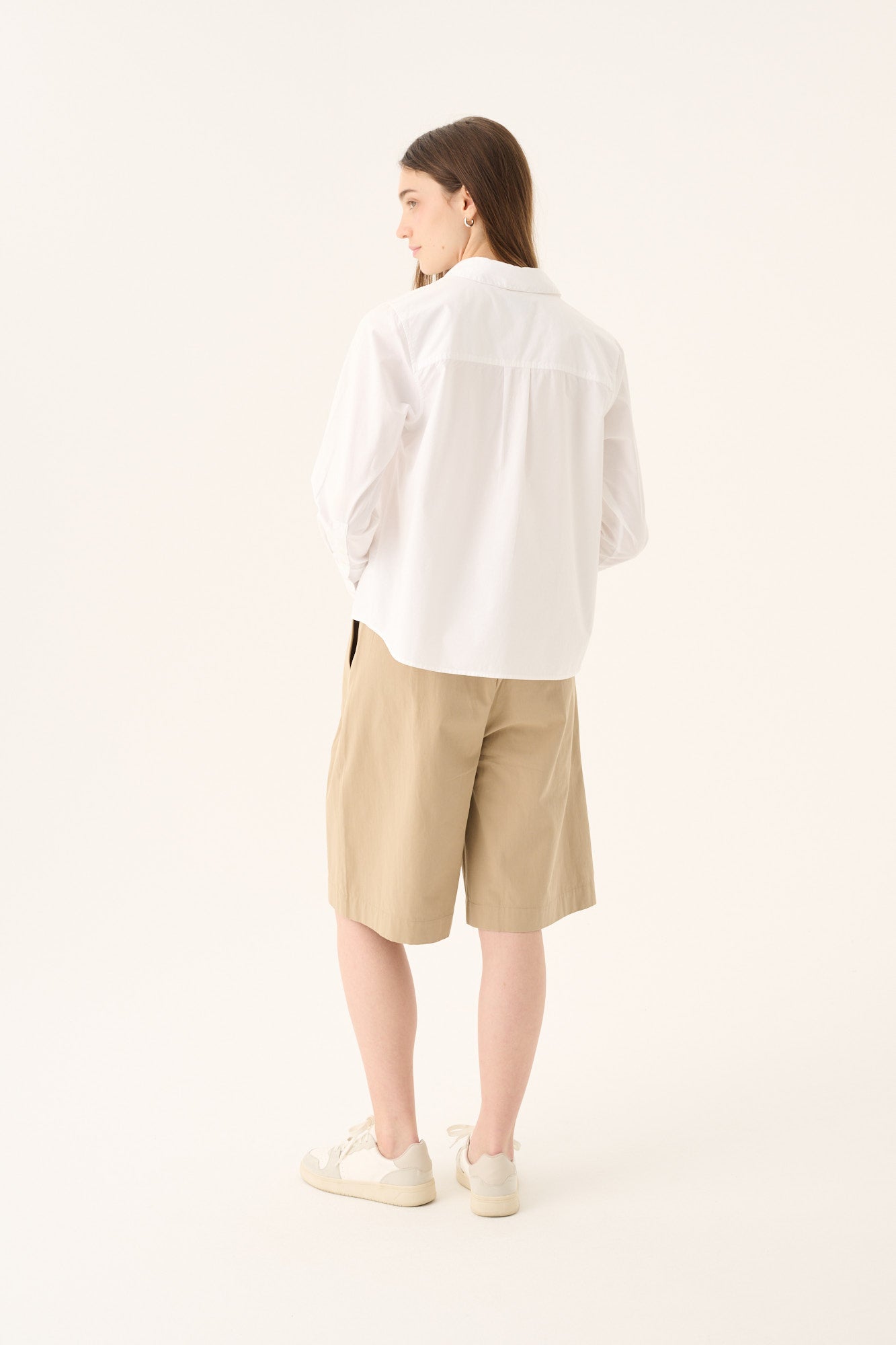 Rue de Tokyo PREMA COTTON TWILL SHORTS KHAKI