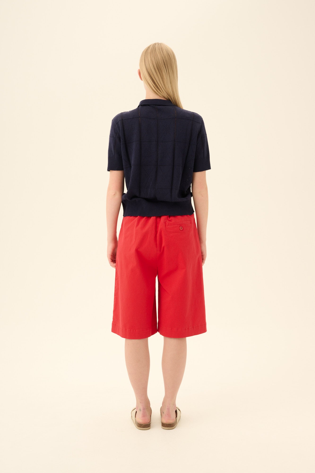 Rue de Tokyo PREMA TWILL Shorts BITTERSWEET RED