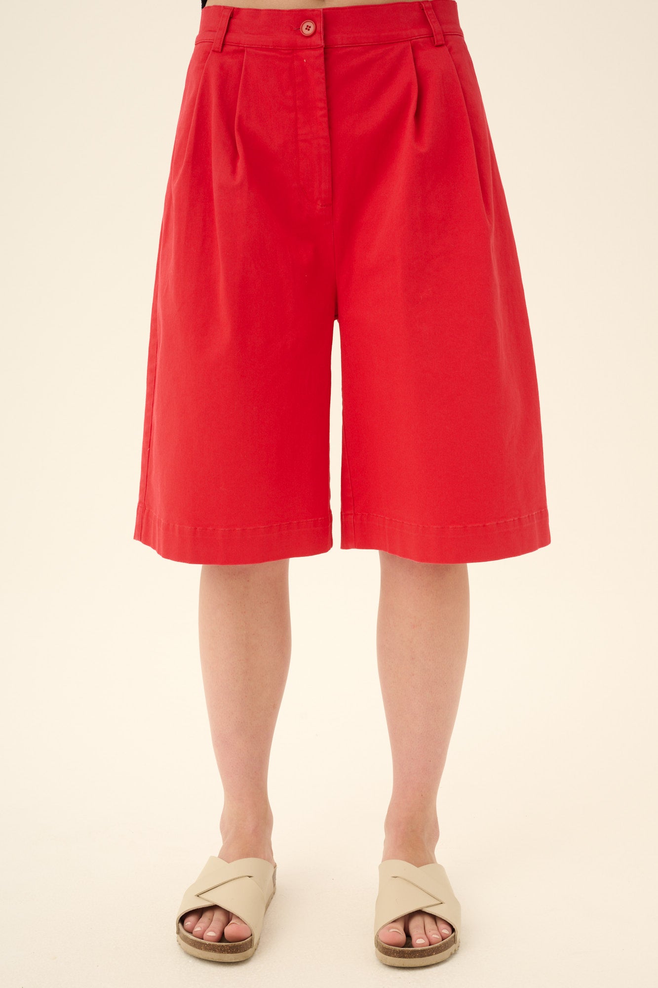 Rue de Tokyo PREMA TWILL Shorts BITTERSWEET RED