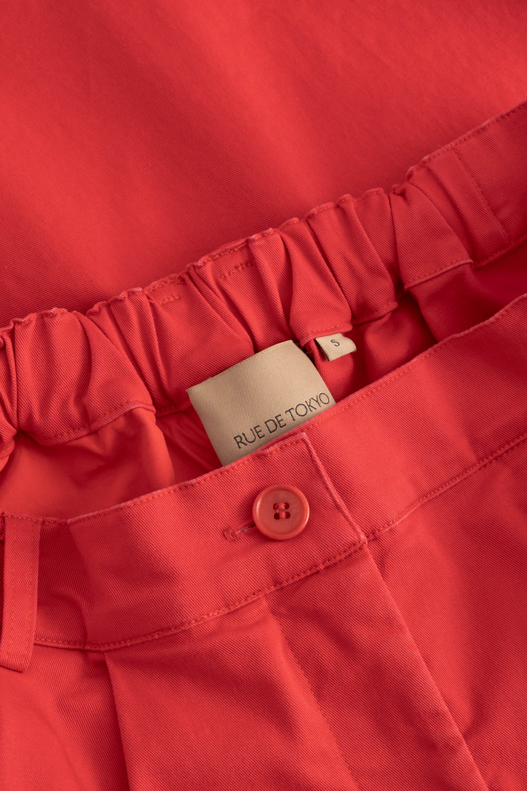 Rue de Tokyo PREMA TWILL Shorts BITTERSWEET RED