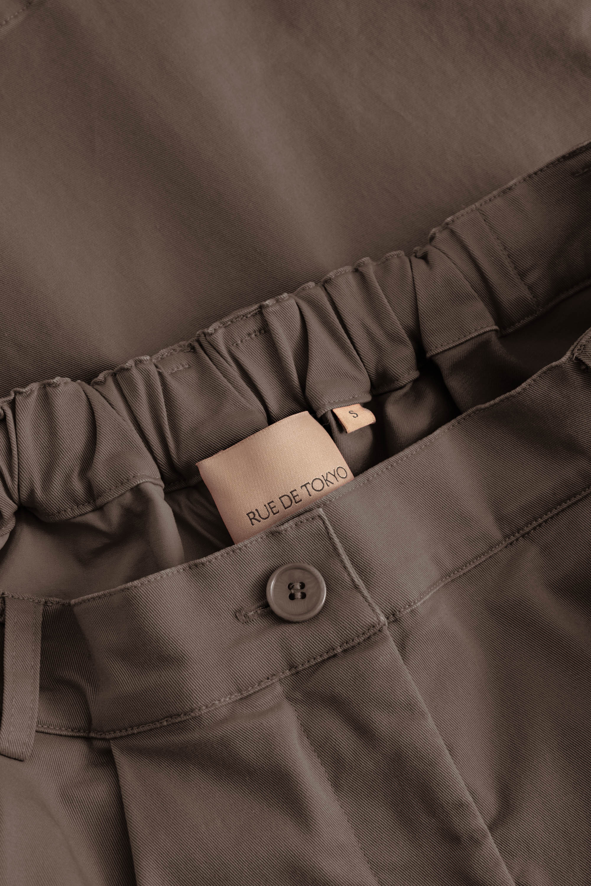 Rue de Tokyo PREMA TWILL Shorts MALT BROWN