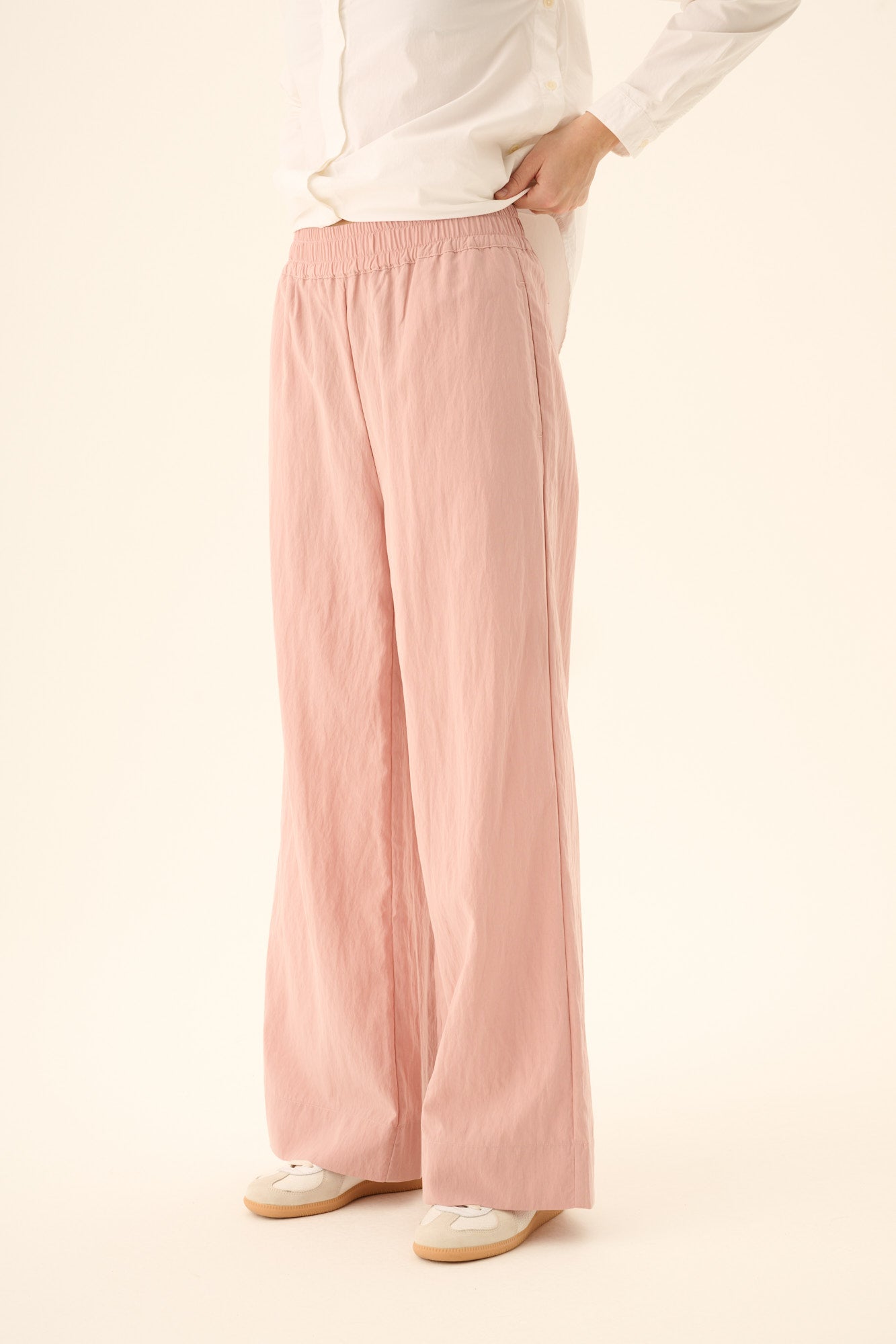 Rue de Tokyo PRISILA CRINKLED TENCEL Pants ROSE