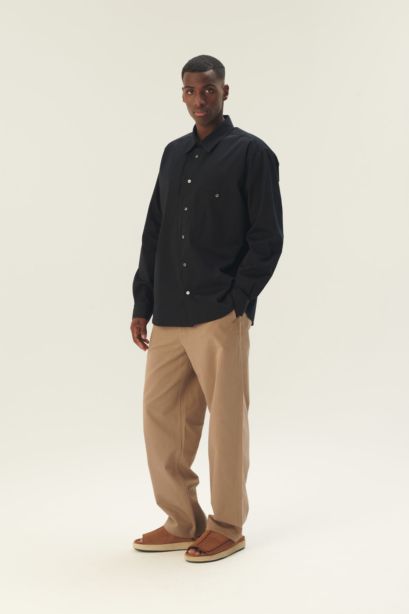 Rue de Tokyo PROSPER SOFT COTTON TENCEL Pants TAUPE