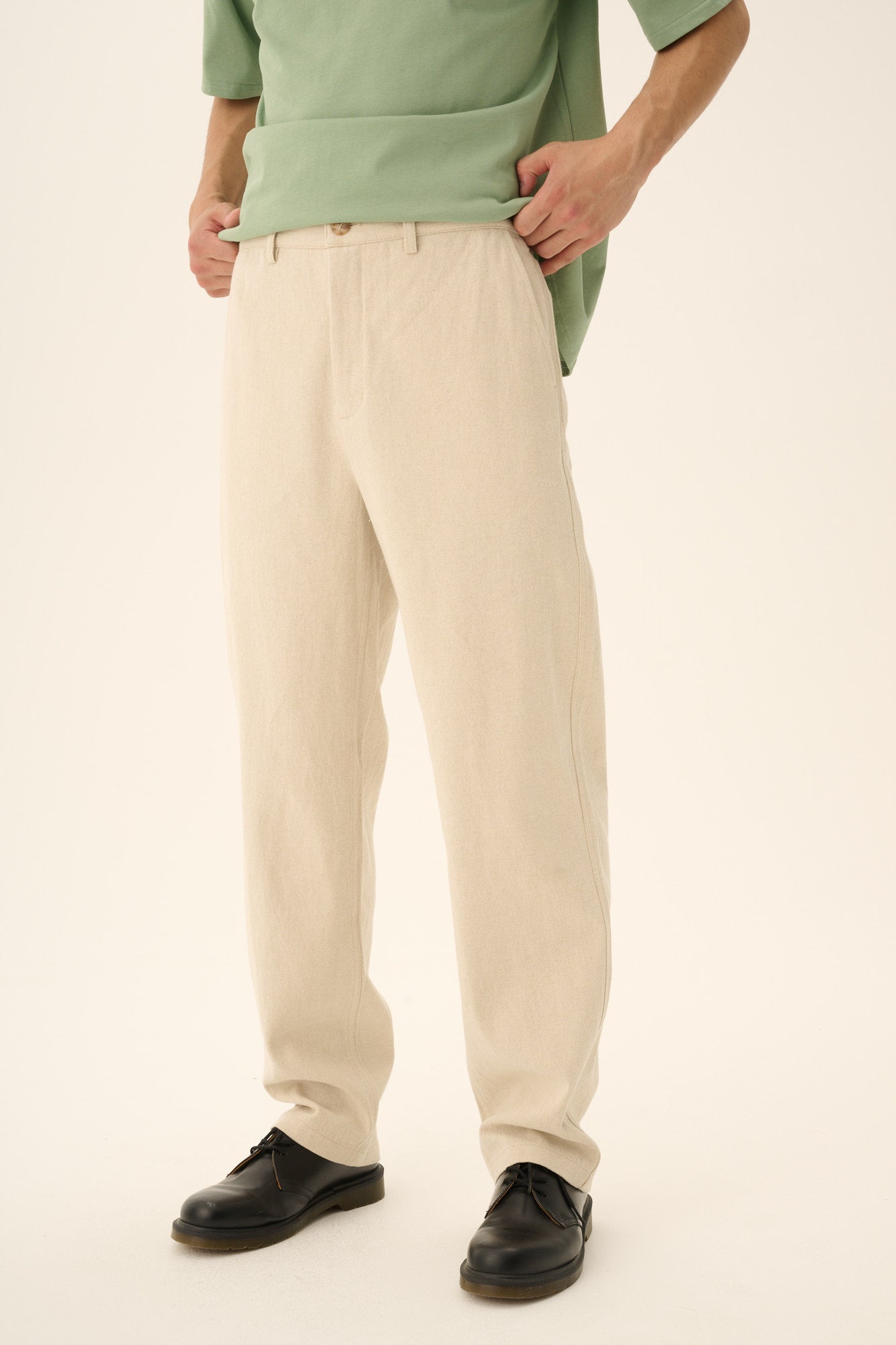 Rue de Tokyo PROSPER TWILL Pants CHALK