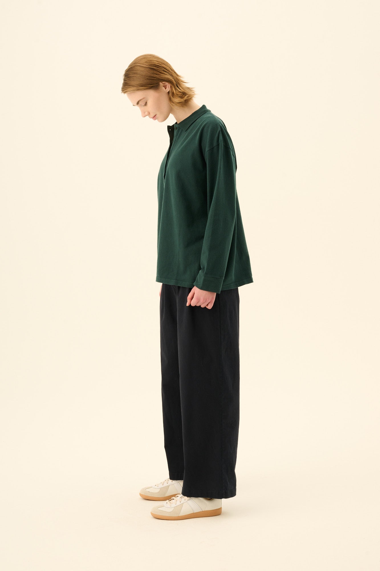 Rue de Tokyo PRUDIE PRE DYED TWILL Pants DARK NAVY