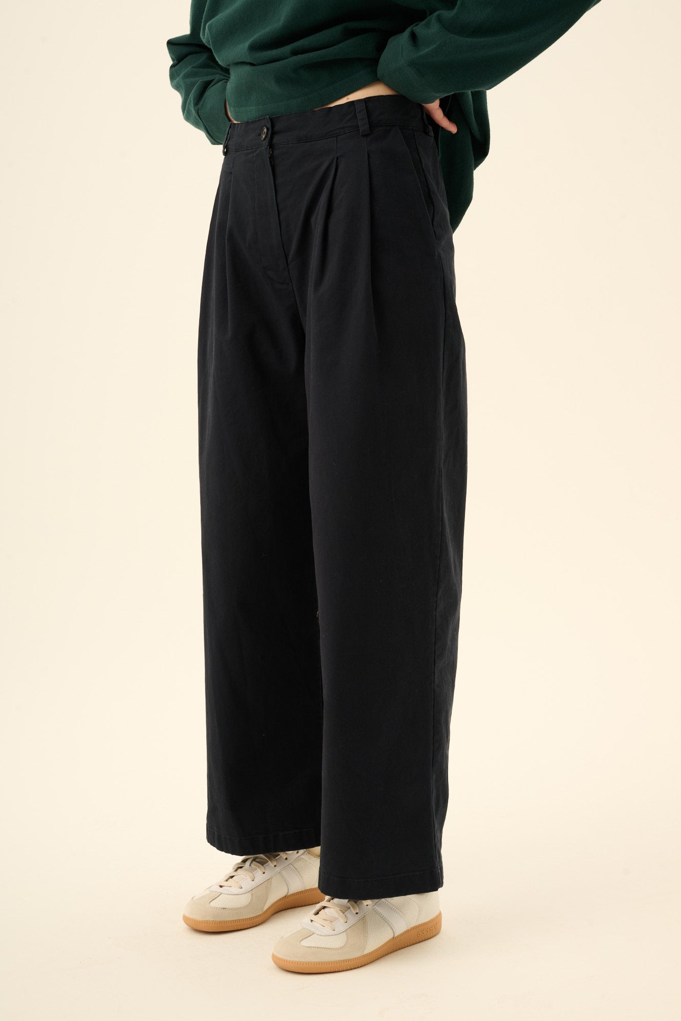 Rue de Tokyo PRUDIE PRE DYED TWILL Pants DARK NAVY