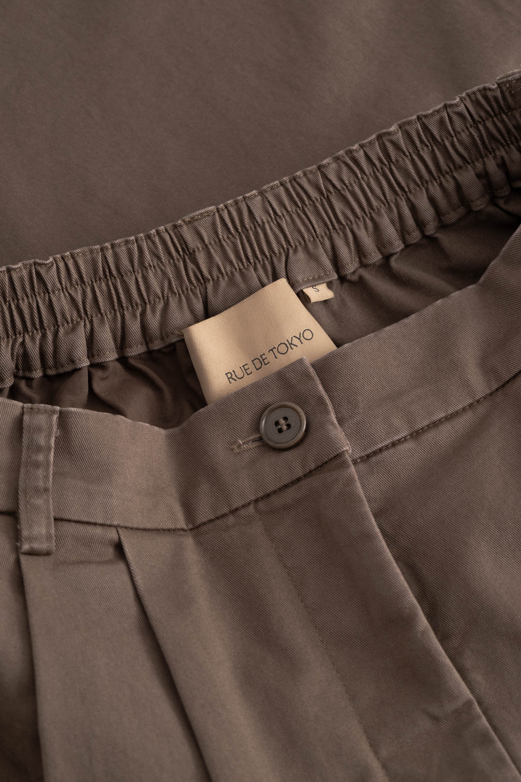 Rue de Tokyo PRUDIE TWILL Pants MALT BROWN