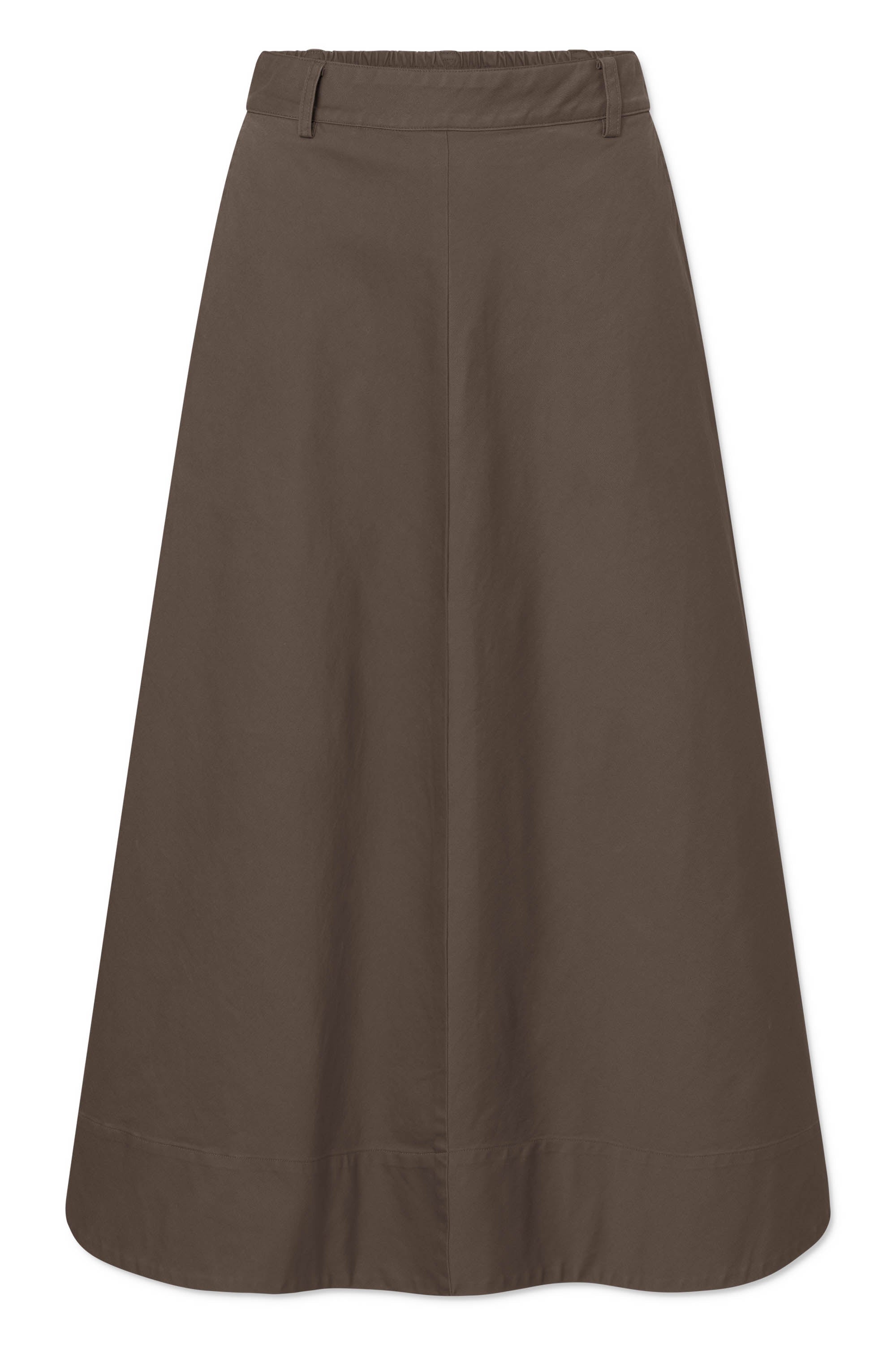 Rue de Tokyo PRYMA TWILL Skirts MALT BROWN
