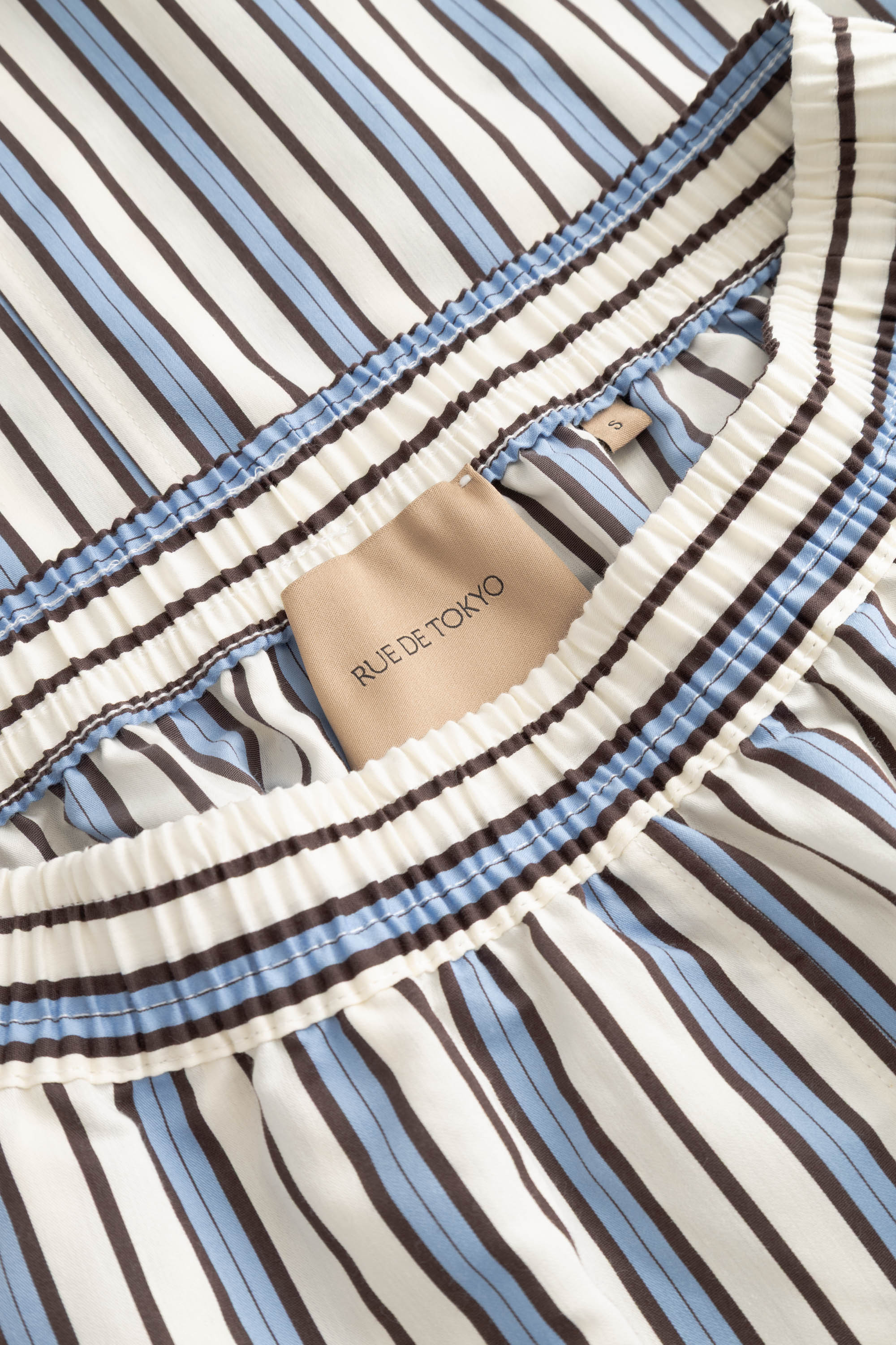 Rue de Tokyo PUCK TRIO STRIPE Skirts BLUE PURPLE CREAM STRIPE