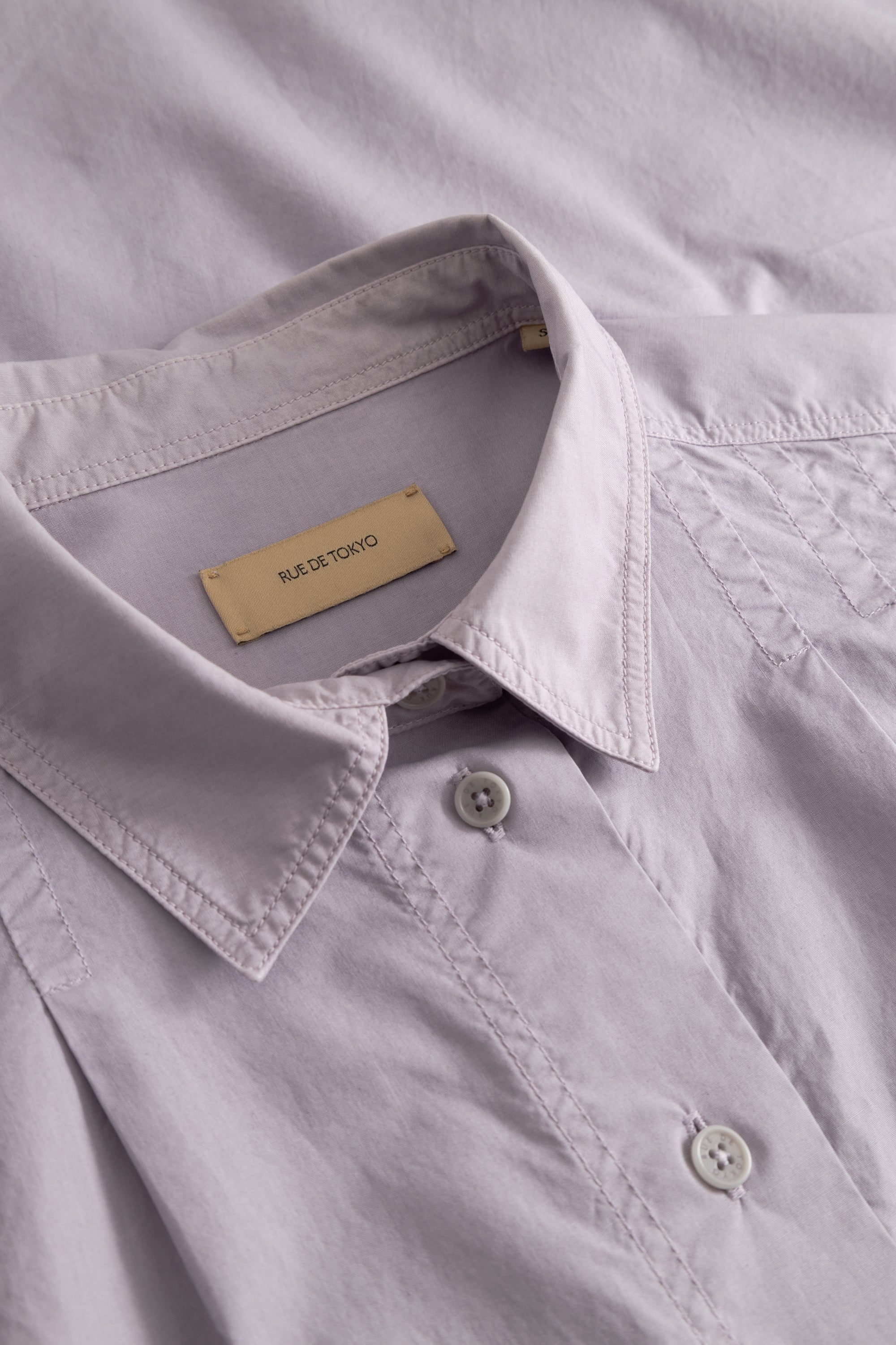 Rue de Tokyo SAEKE GMTD POPLIN Shirts VIOLET ICE